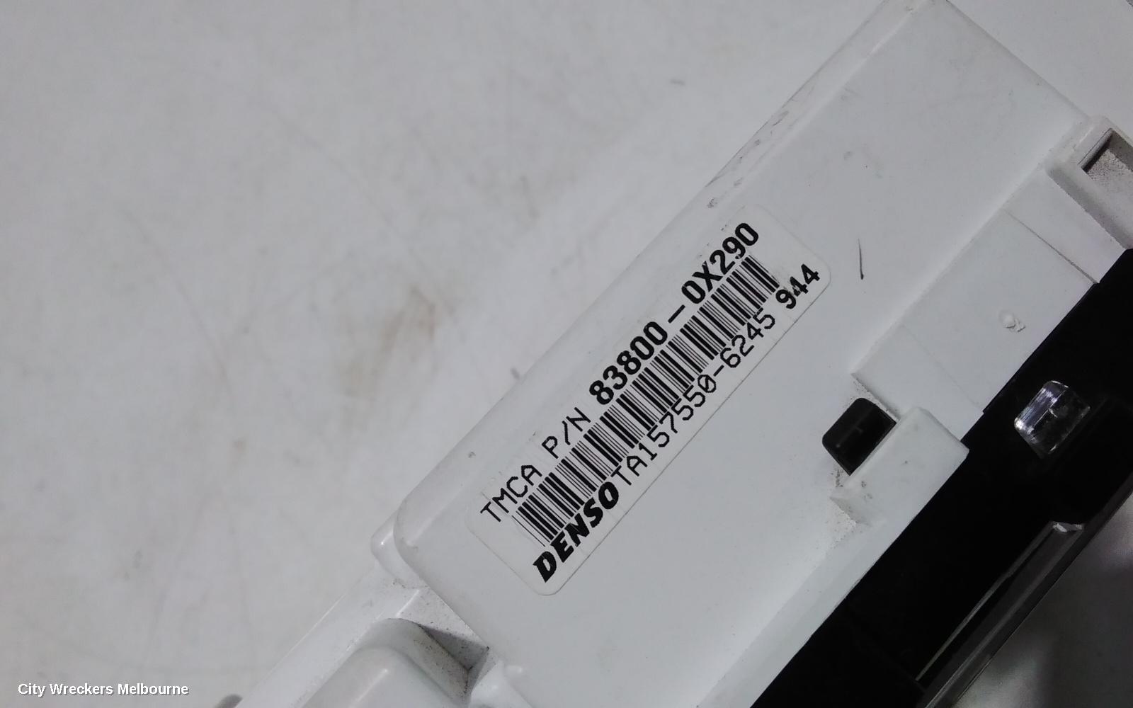 TOYOTA CAMRY INSTRUMENT CLUSTER, INSTRUMENT CLUSTER, 2.5, 2AR-FE, ASV50, 12/2011 - 05/2015