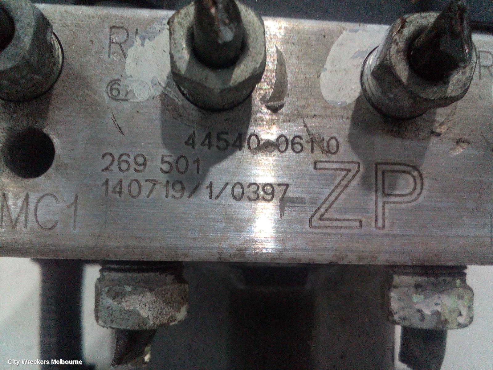 TOYOTA AURION ABS PUMP/MODULATOR, GSV50R, P/N 4454006110, 02/2012 - 08/2017