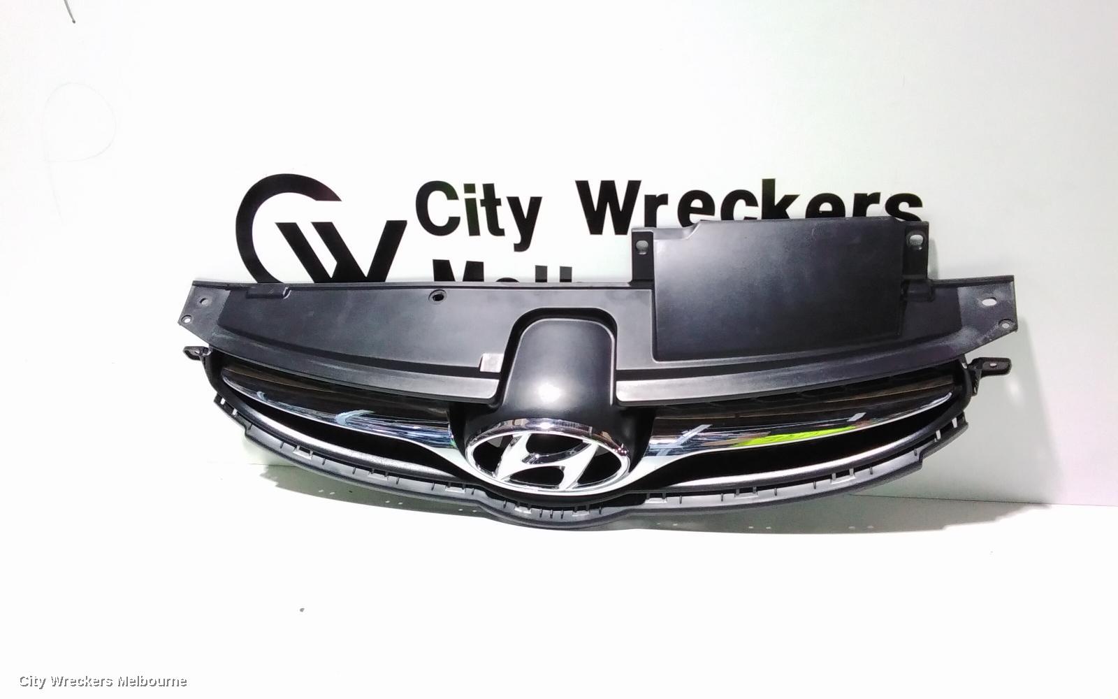 HYUNDAI ELANTRA GRILLE, RADIATOR GRILLE, MD, ACTIVE/ELITE, CHROME, 03/2011 - 09/2013