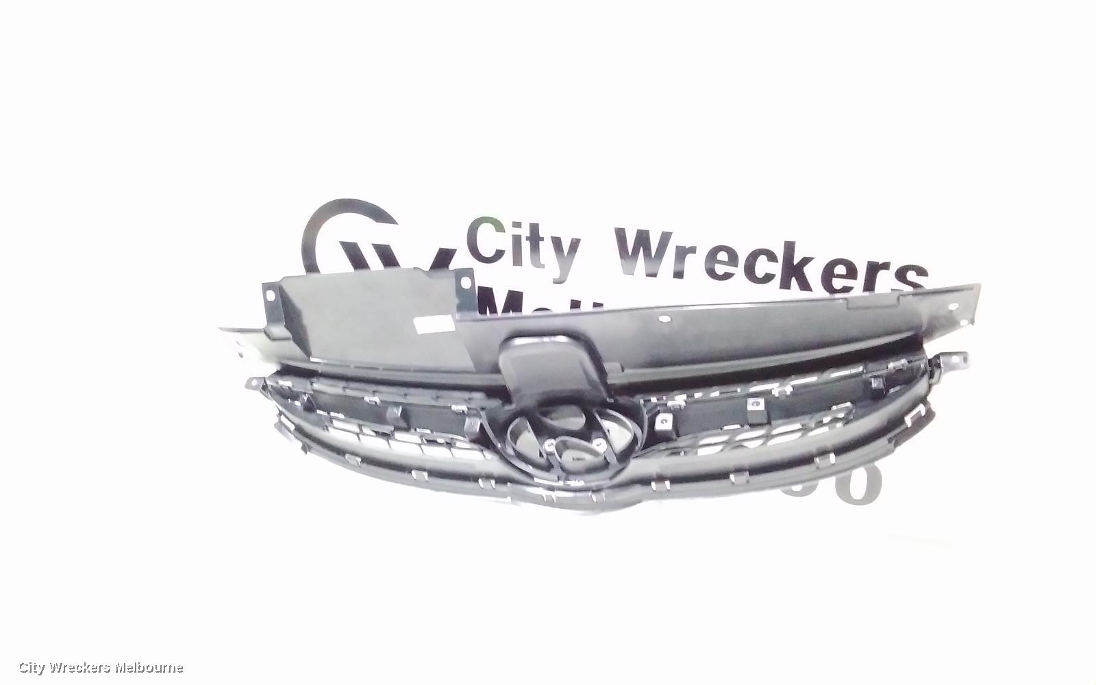 HYUNDAI ELANTRA GRILLE, RADIATOR GRILLE, MD, ACTIVE/ELITE, CHROME, 03/2011 - 09/2013