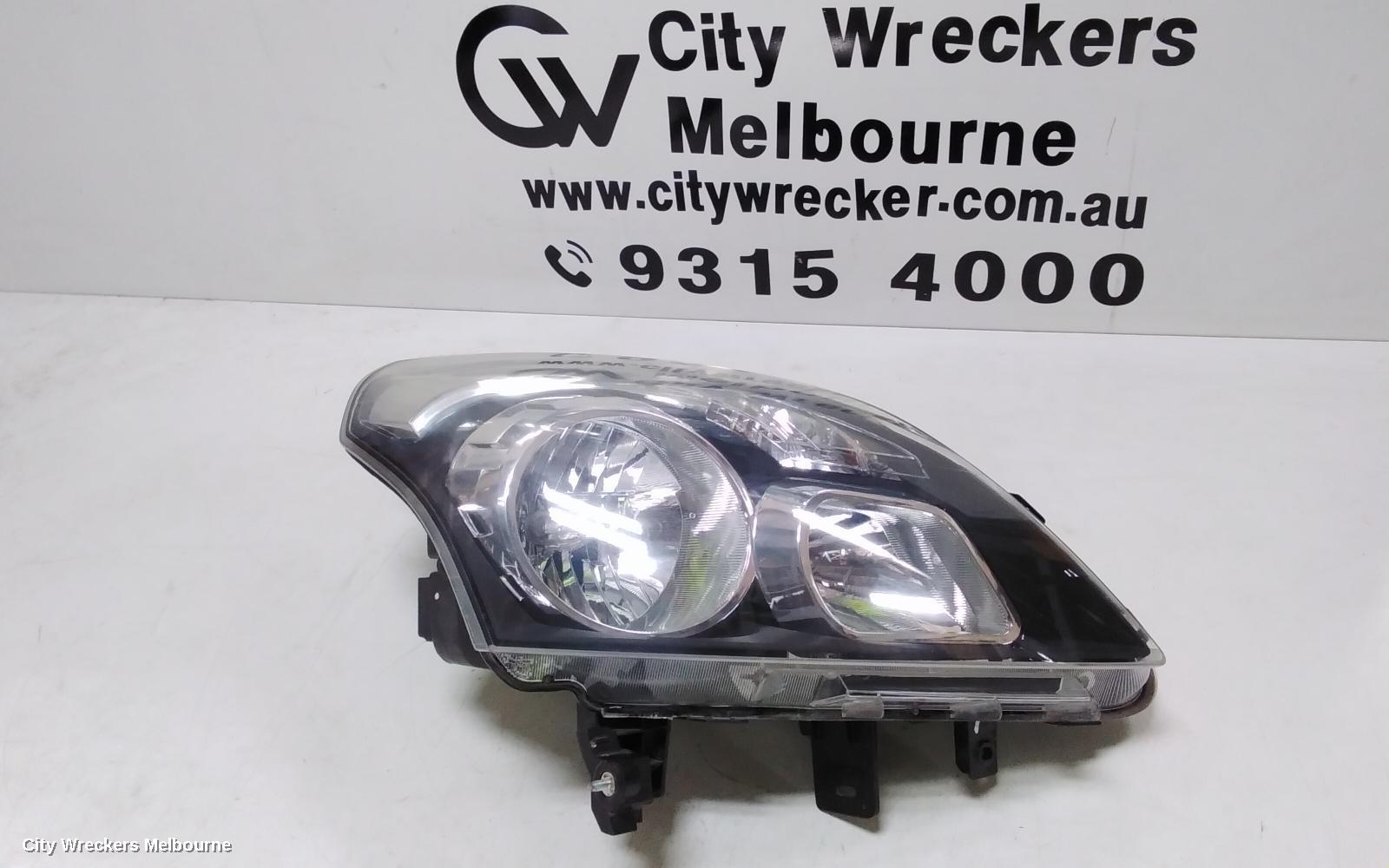 RENAULT KALEOS RIGHT HEADLAMP, H45, 09/2008 - 07/2011