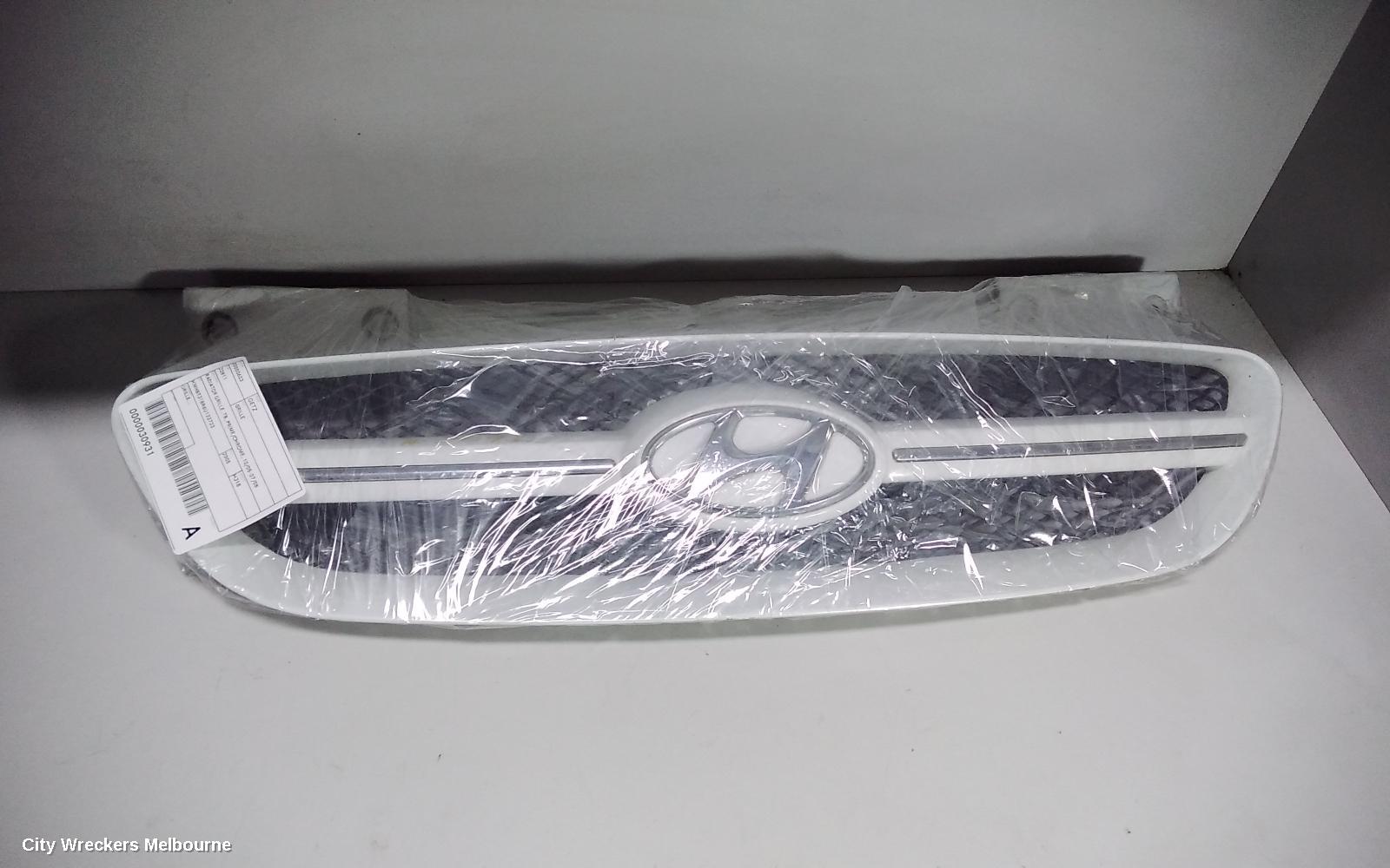 HYUNDAI GETZ GRILLE, RADIATOR GRILLE, TB, PRIME/CHROME, 10/2005 - 07/2008