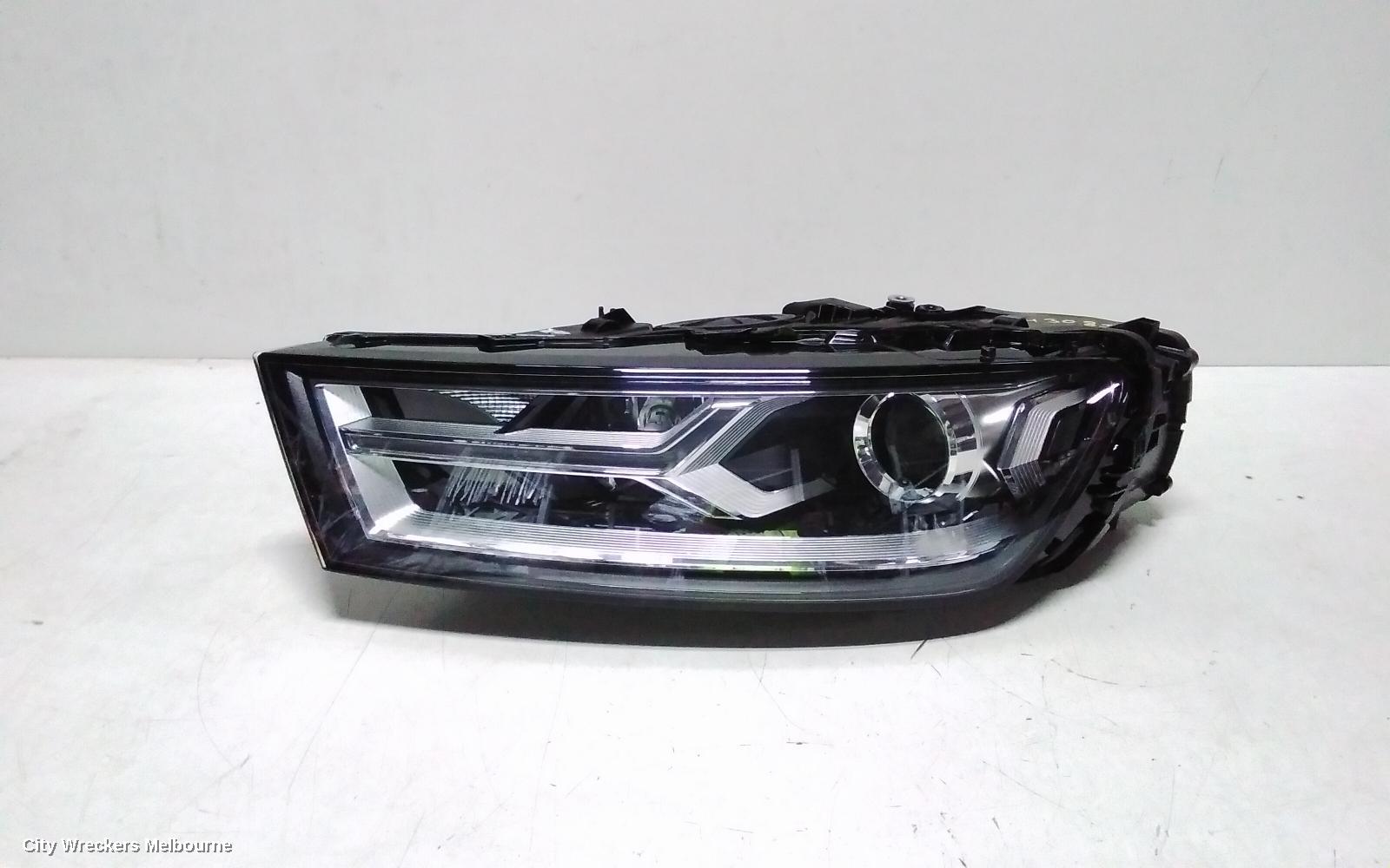 AUDI Q7 LEFT HEADLAMP, 4M, XENON TYPE, 09/2015 - 03/2020