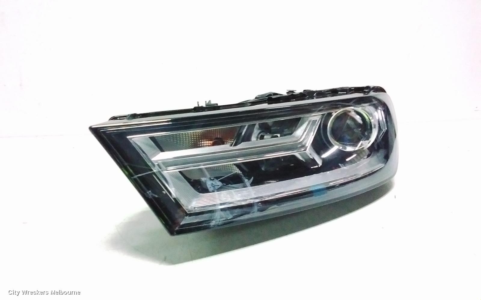 AUDI Q7 LEFT HEADLAMP, 4M, XENON TYPE, 09/2015 - 03/2020