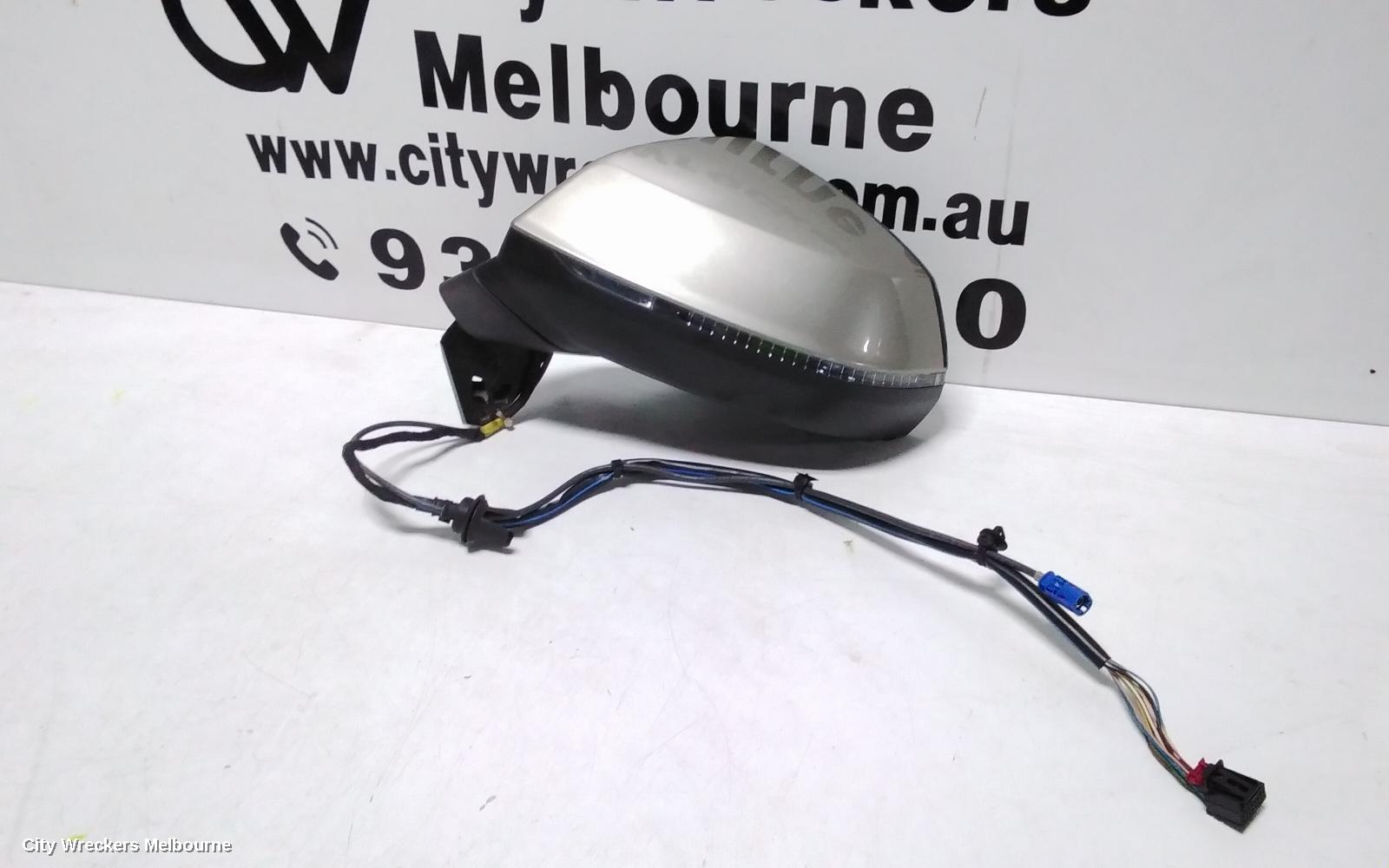 AUDI Q7 LEFT DOOR MIRROR, 4M, POWER FOLD, W/ LANE ASSIST & CAMERA TYPE, 09/2015 - 03/2020