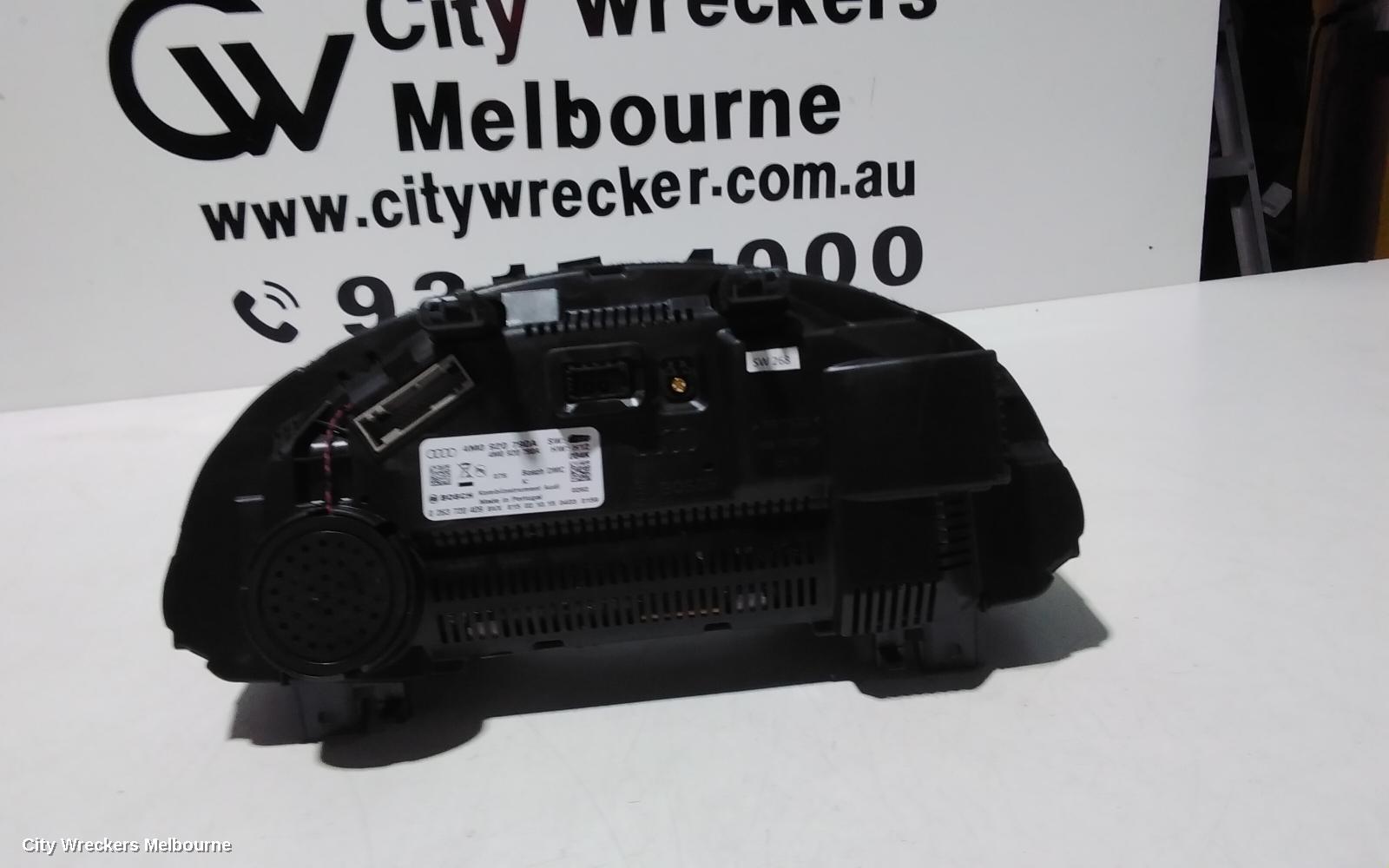 AUDI Q7 INSTRUMENT CLUSTER, INSTRUMENT CLUSTER, DIESEL, AUTO T/M, DIGITAL TYPE, P/N 4M0920790, 4M, 09/2015 - 03/2020