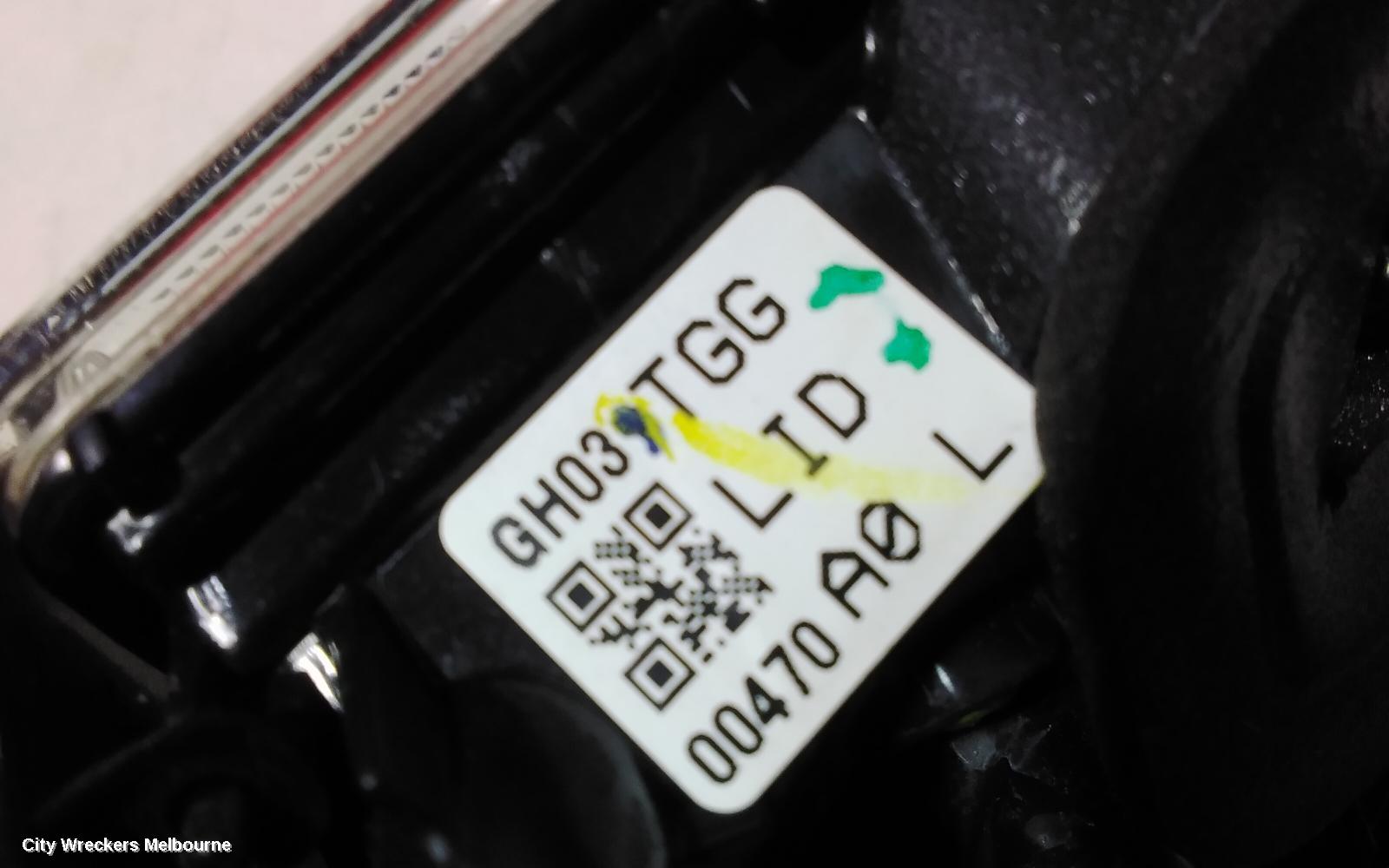 HONDA CIVIC REAR GARNISH, TAILGATE LAMP (LH SIDE), 10TH GEN, HATCH, 02/2017 - 08/2021