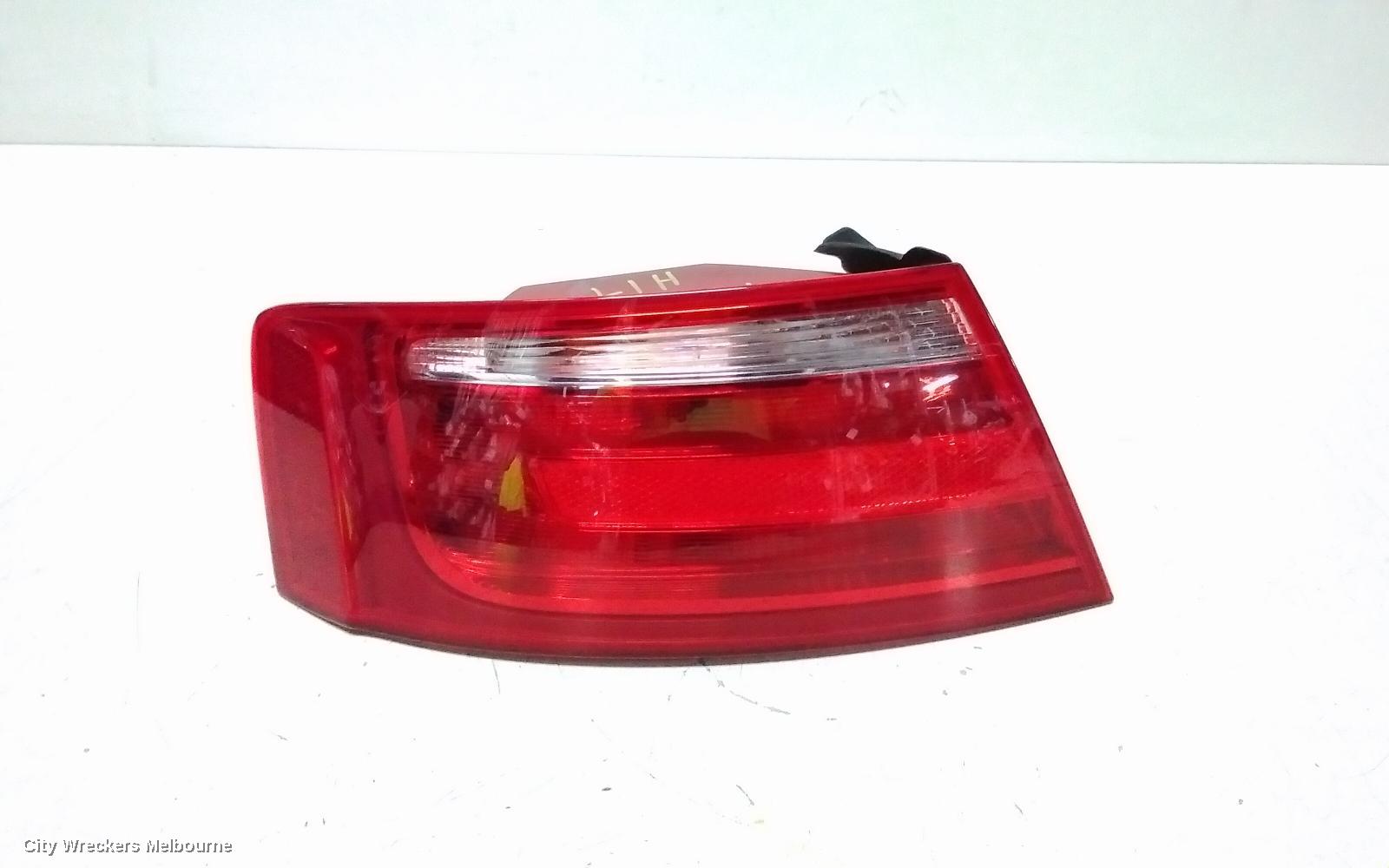 AUDI A5 LEFT TAILLIGHT, A5, 8T, COUPE/HATCH, NON LED TYPE, 10/2007 - 11/2011