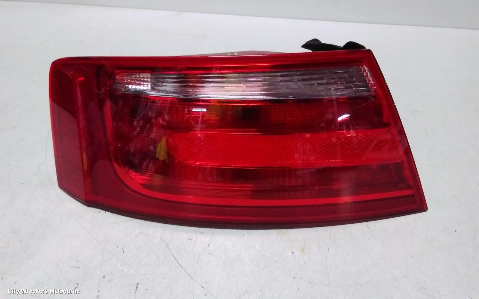 AUDI A5 LEFT TAILLIGHT, A5, 8T, COUPE/HATCH, NON LED TYPE, 10/2007 - 11/2011
