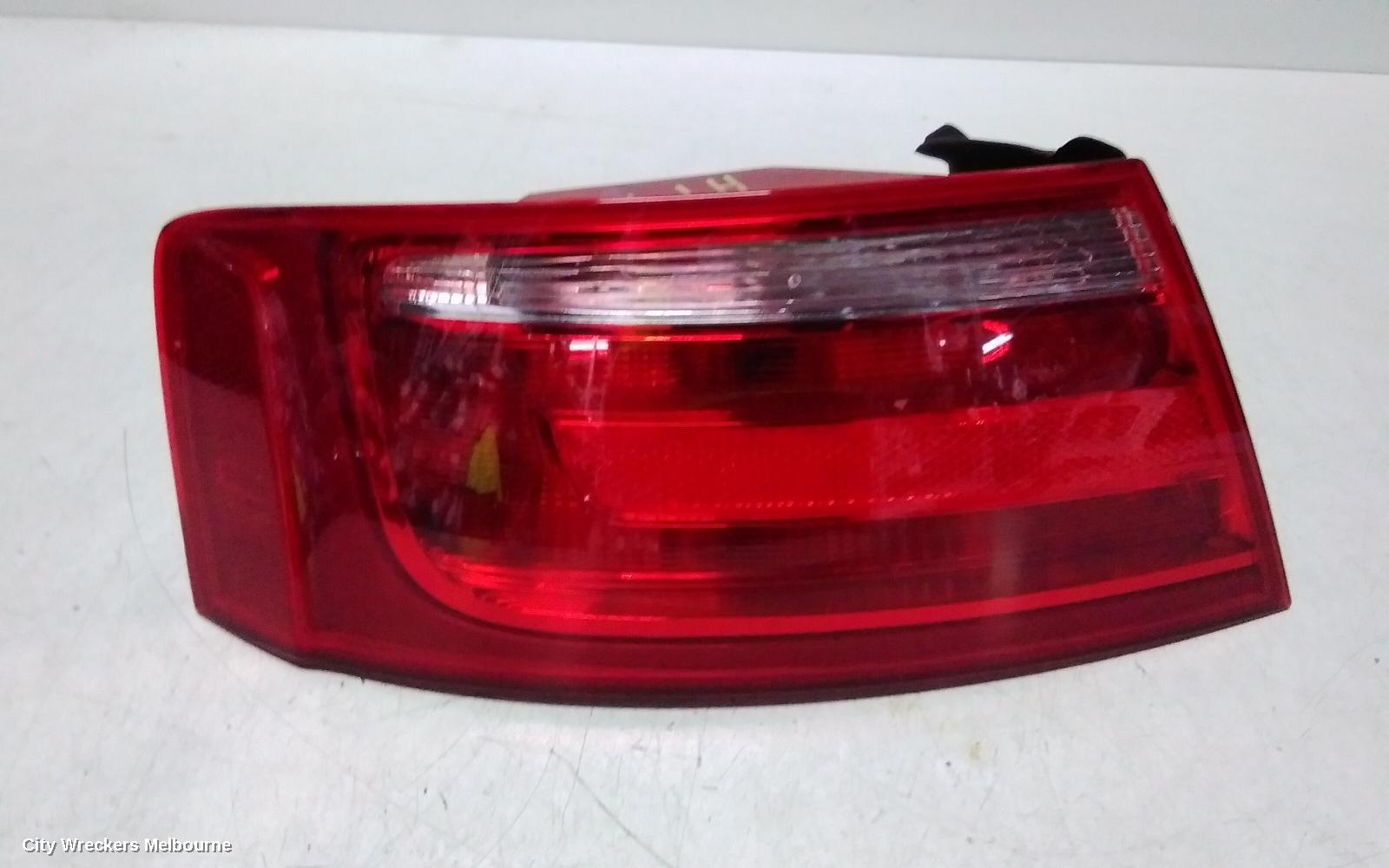 AUDI A5 LEFT TAILLIGHT, A5, 8T, COUPE/HATCH, NON LED TYPE, 10/2007 - 11/2011