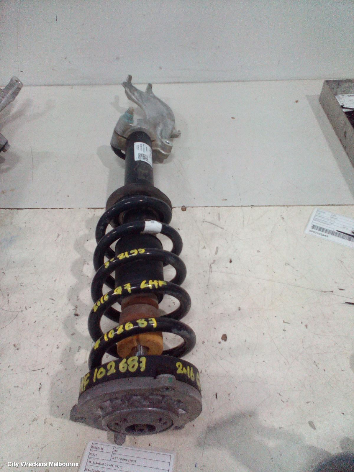 AUDI Q7 LEFT FRONT STRUT, 4M, STANDARD TYPE, 09/2015 ONWARDS