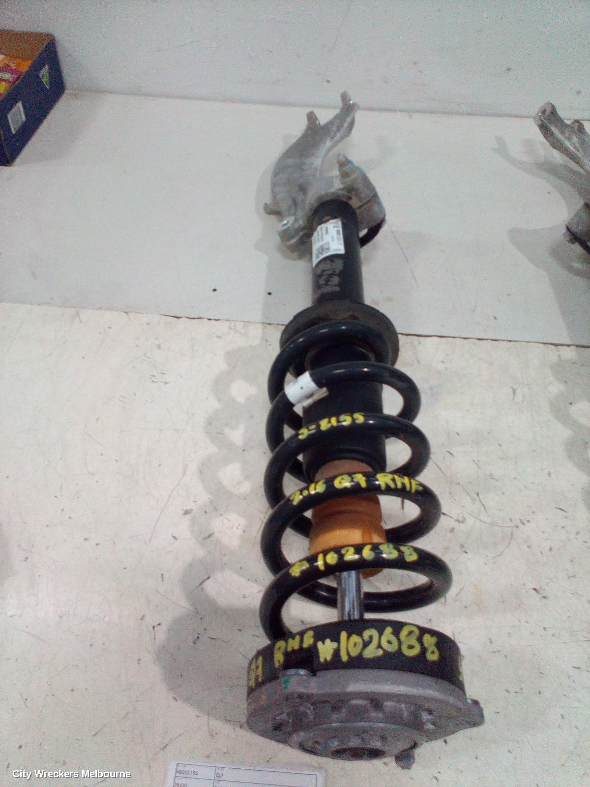 AUDI Q7 RIGHT FRONT STRUT, 4M, STANDARD TYPE, 09/2015 ONWARDS