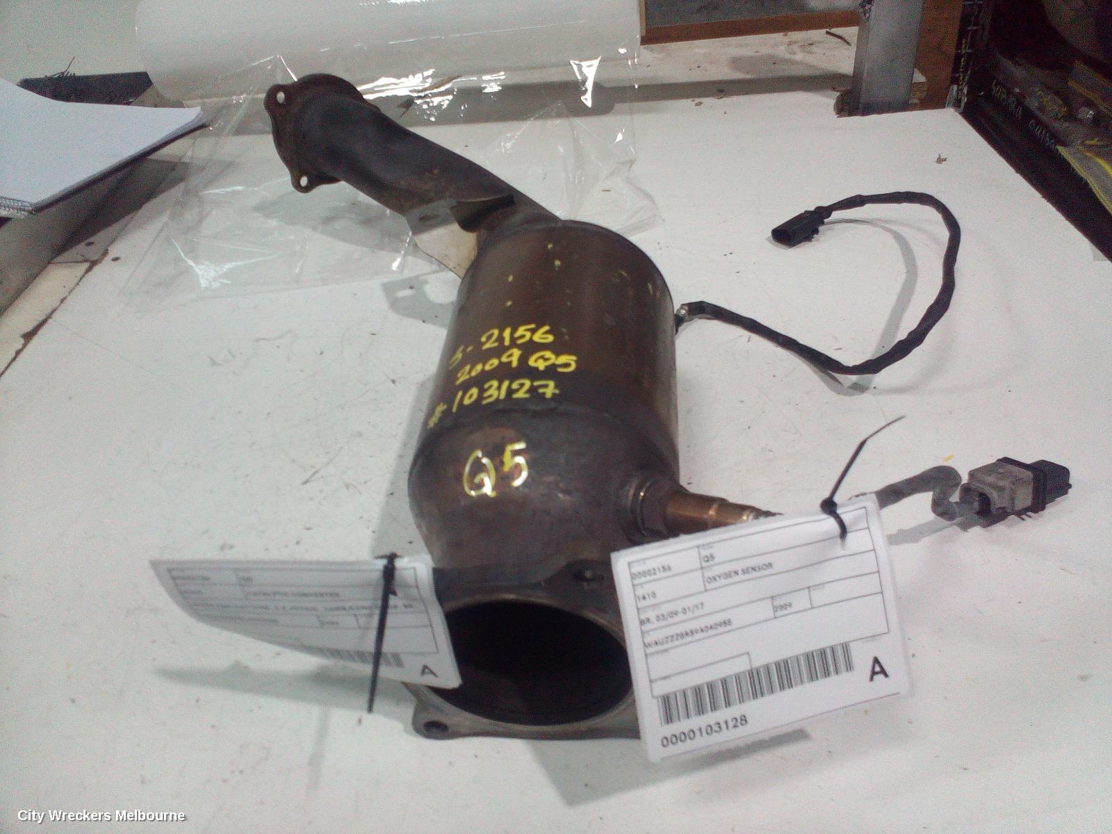 AUDI Q5 CATALYTIC CONVERTER, UNDER CAR-CAT TYPE, 2.0, PETROL, CDNB/CDNC CODE, 8R, 03/2009 - 10/2012