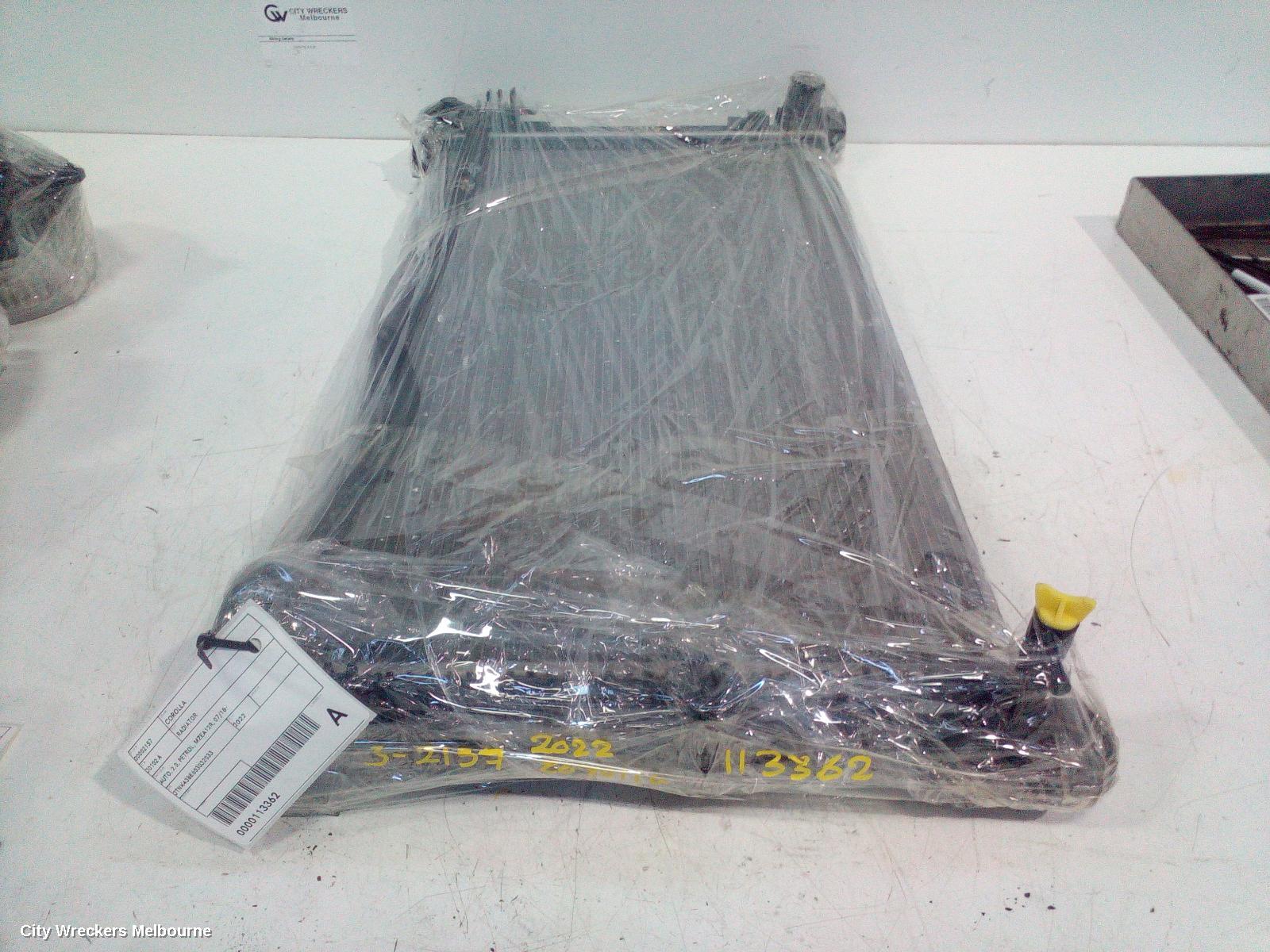 TOYOTA COROLLA RADIATOR, AUTO, 2.0, PETROL, MZEA12R, 07/2018 ONWARDS