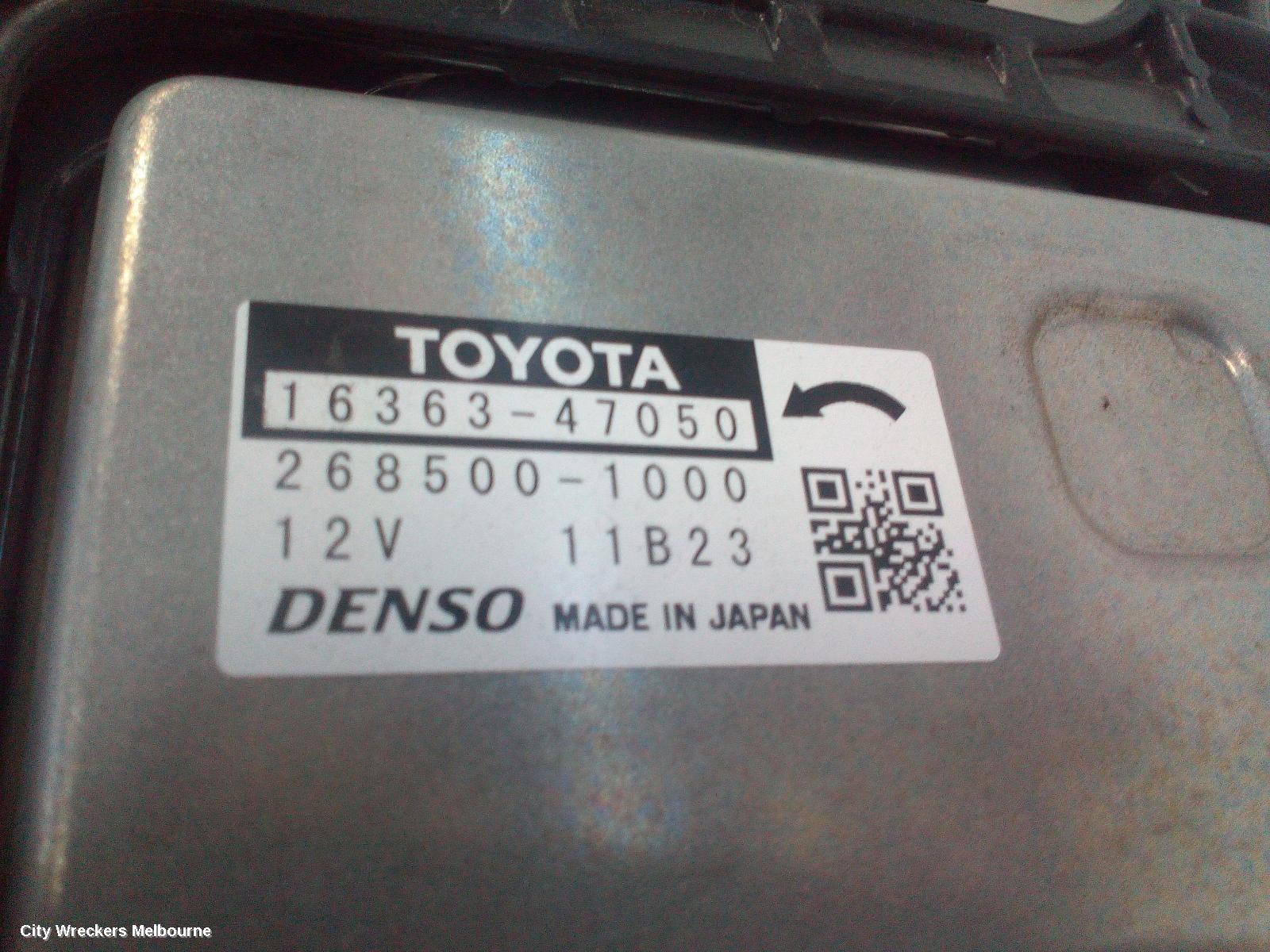 TOYOTA COROLLA FAN, DUAL FAN ASSY, 2.0, PETROL, MZEA12R, 07/2018 ONWARDS
