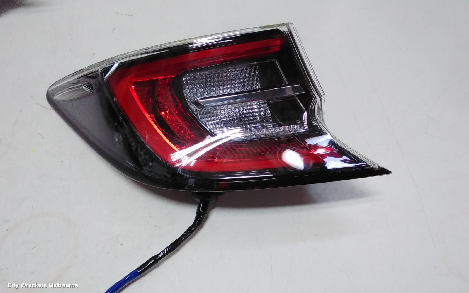 TOYOTA COROLLA LEFT TAILLIGHT, E210, HATCH, 07/2018 ONWARDS