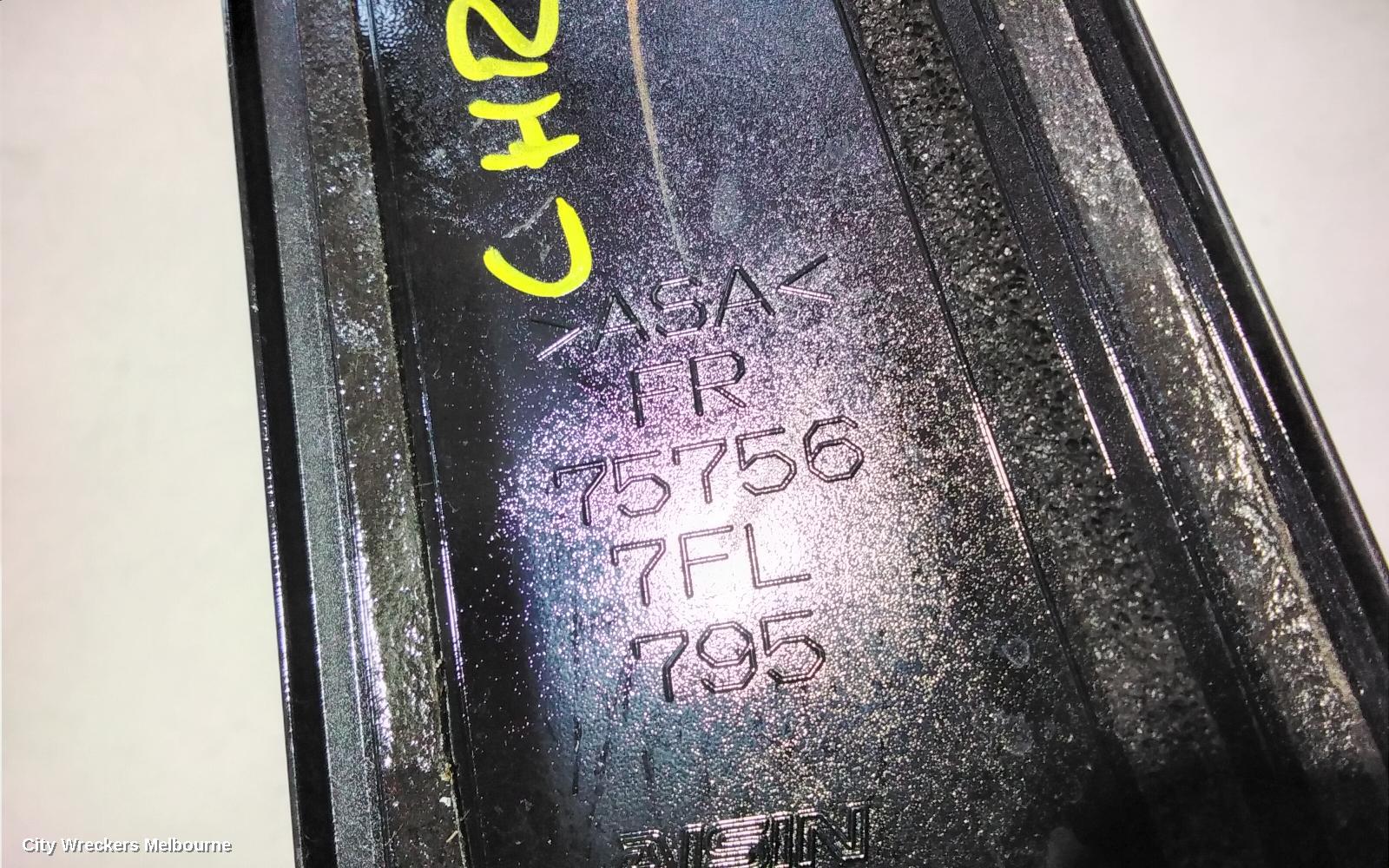 TOYOTA C-HR DOOR MOULD, LHF PILLAR MOULD : 98337, GEN 1, DOOR MOULDING (LH FRONT), 12/2016 - 09/2023