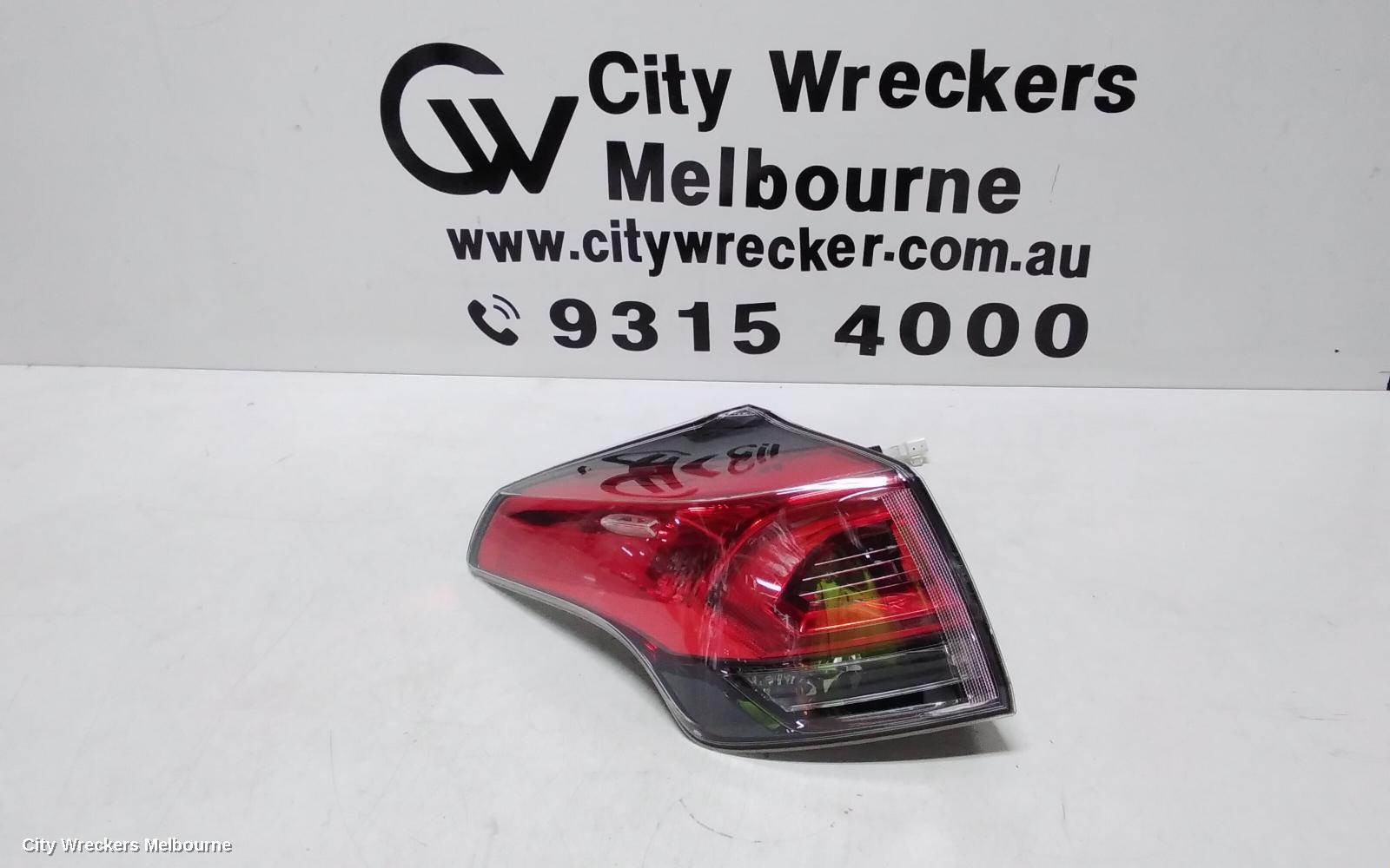 TOYOTA RAV4 LEFT TAILLIGHT, IN BODY, XA40, 10/2015 - 11/2018