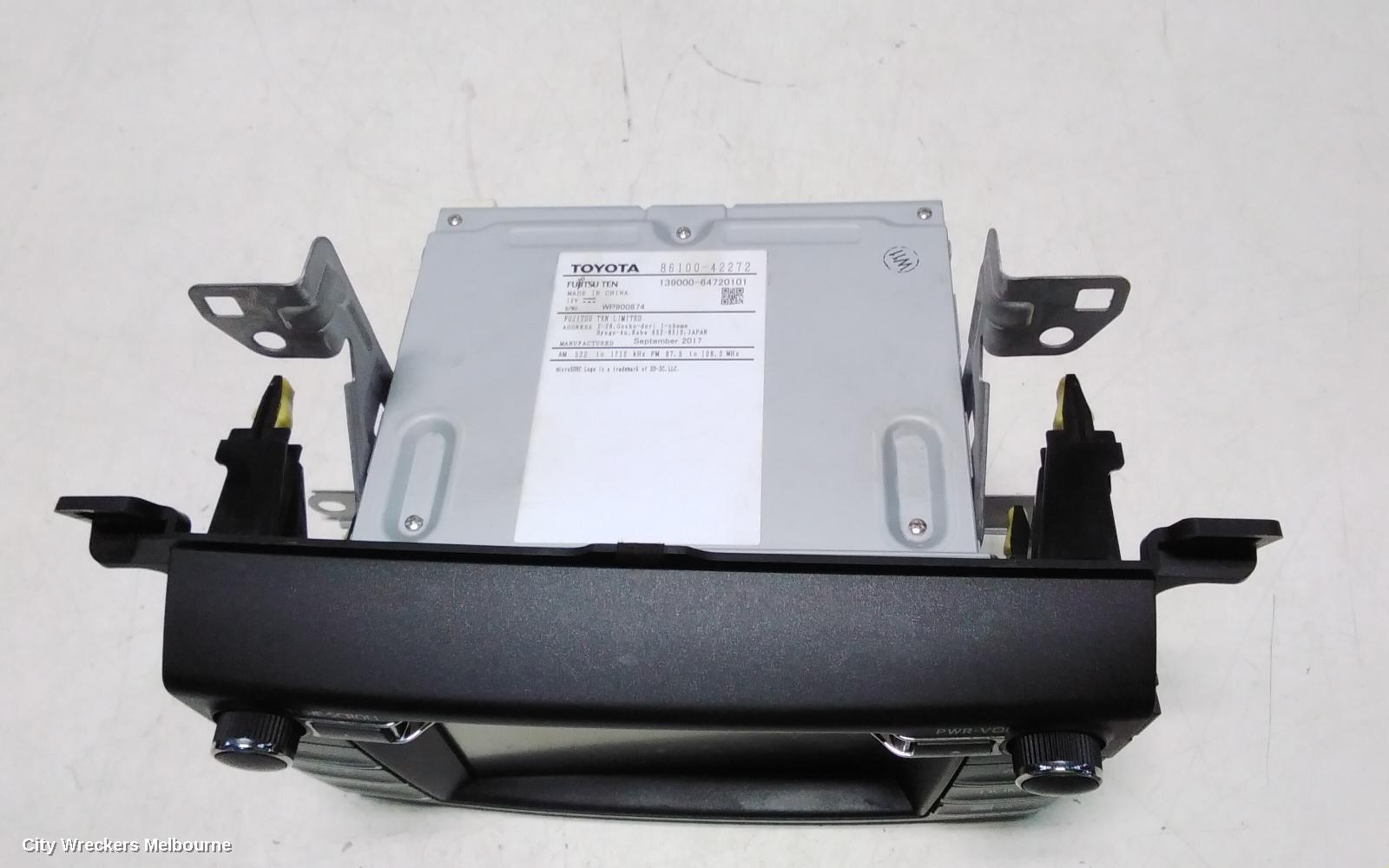 TOYOTA RAV4 RADIO/CD/DVD/SAT/TV, HEAD UNIT, W/ SAT NAV, NON JBL TYPE, XA50, GX/GXL/XSE, 11/2018 ONWARDS
