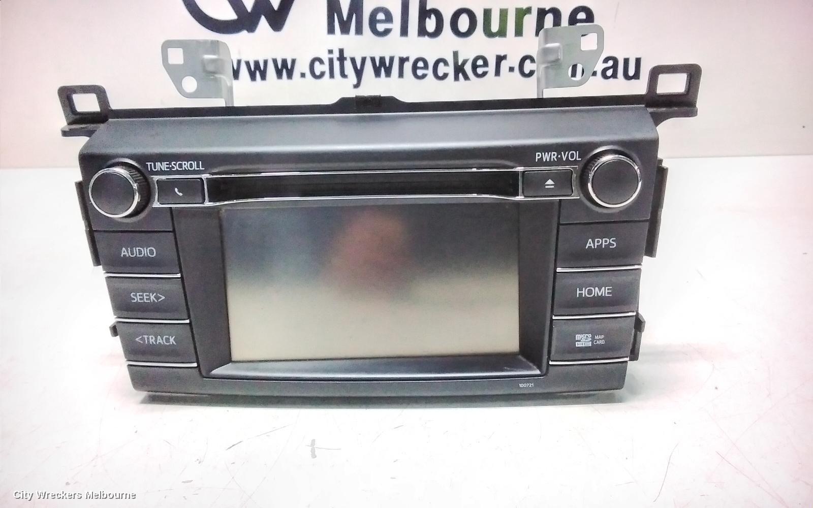 TOYOTA RAV4 RADIO/CD/DVD/SAT/TV, HEAD UNIT, W/ SAT NAV, NON JBL TYPE, XA50, GX/GXL/XSE, 11/2018 ONWARDS