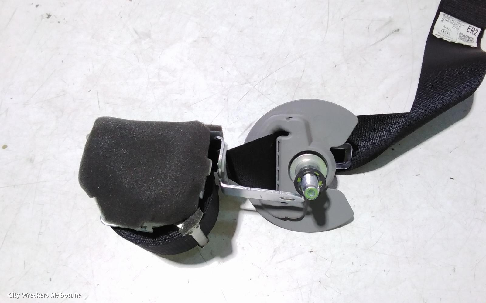 TOYOTA KLUGER SEATBELT/STALK, RH REAR 2ND ROW, SEAT BELT ONLY, GSU50-GSU55, 03/2014 - 02/2021