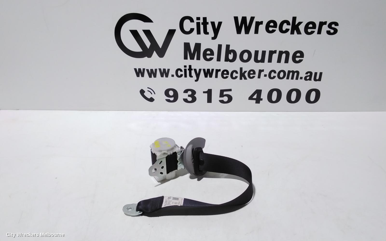 TOYOTA KLUGER SEATBELT/STALK, RH REAR 3RD ROW, SEAT BELT ONLY, GSU50-GSU55, 03/2014 - 02/2021