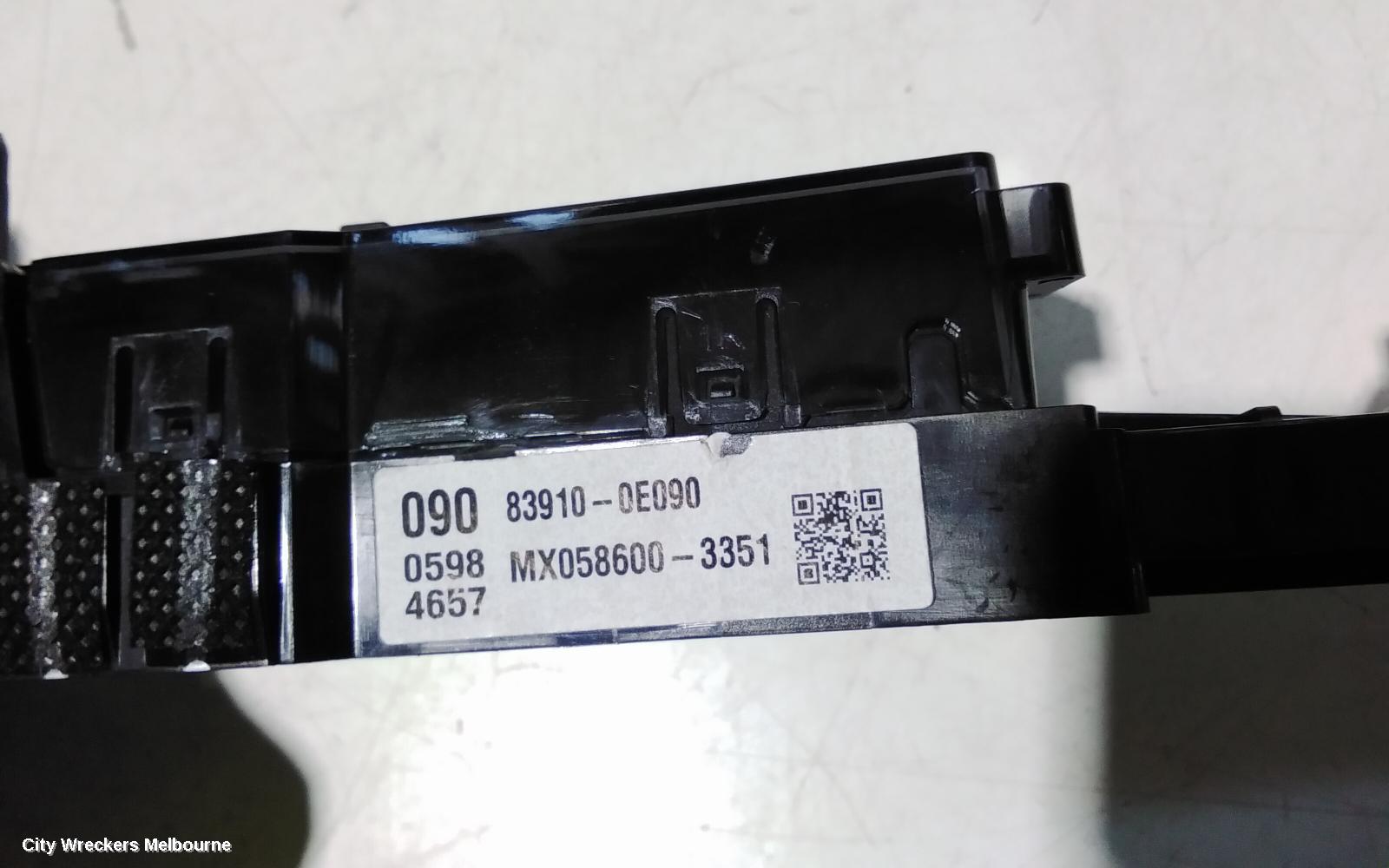 TOYOTA KLUGER CLOCK, XU50 SERIES, 03/2014 - 02/2021
