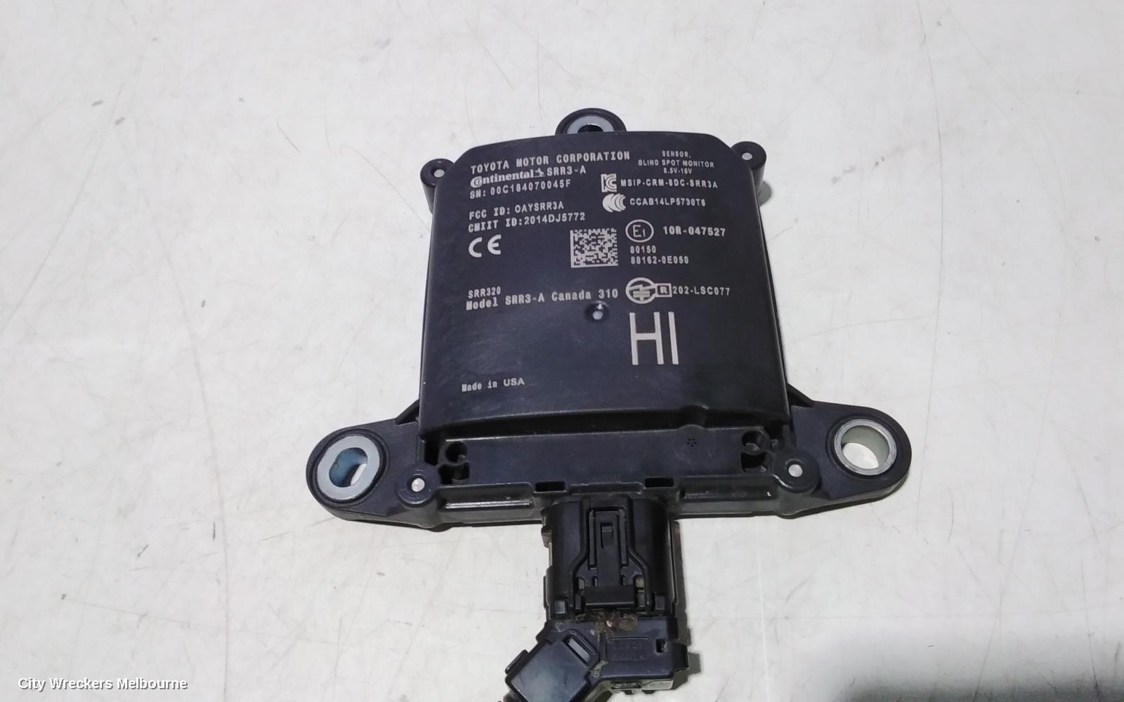 TOYOTA KLUGER, XU50 SERIES, 03/2014 - 02/2021, RHR BLIND SPOT MODULE: 98383