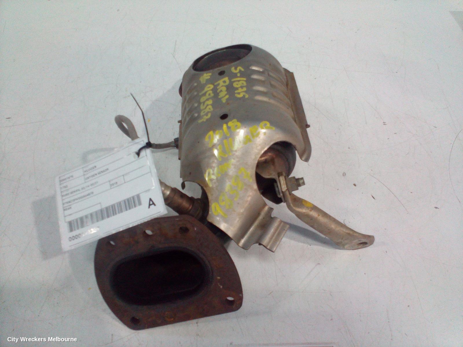 TOYOTA KLUGER CATALYTIC CONVERTER, MANIFOLD-CAT TYPE, 3.5, PETROL, REAR, GSU50/GSU55, 11/2016 - 02/2021