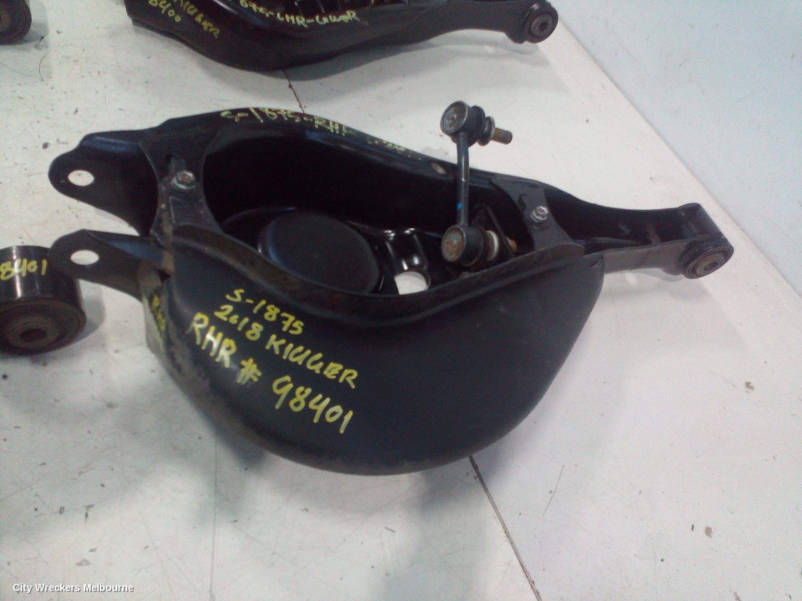 TOYOTA KLUGER RIGHT REAR TRAILING ARM, UPPER CONTROL ARM, GSU50/GSU55, 03/2014 - 02/2021