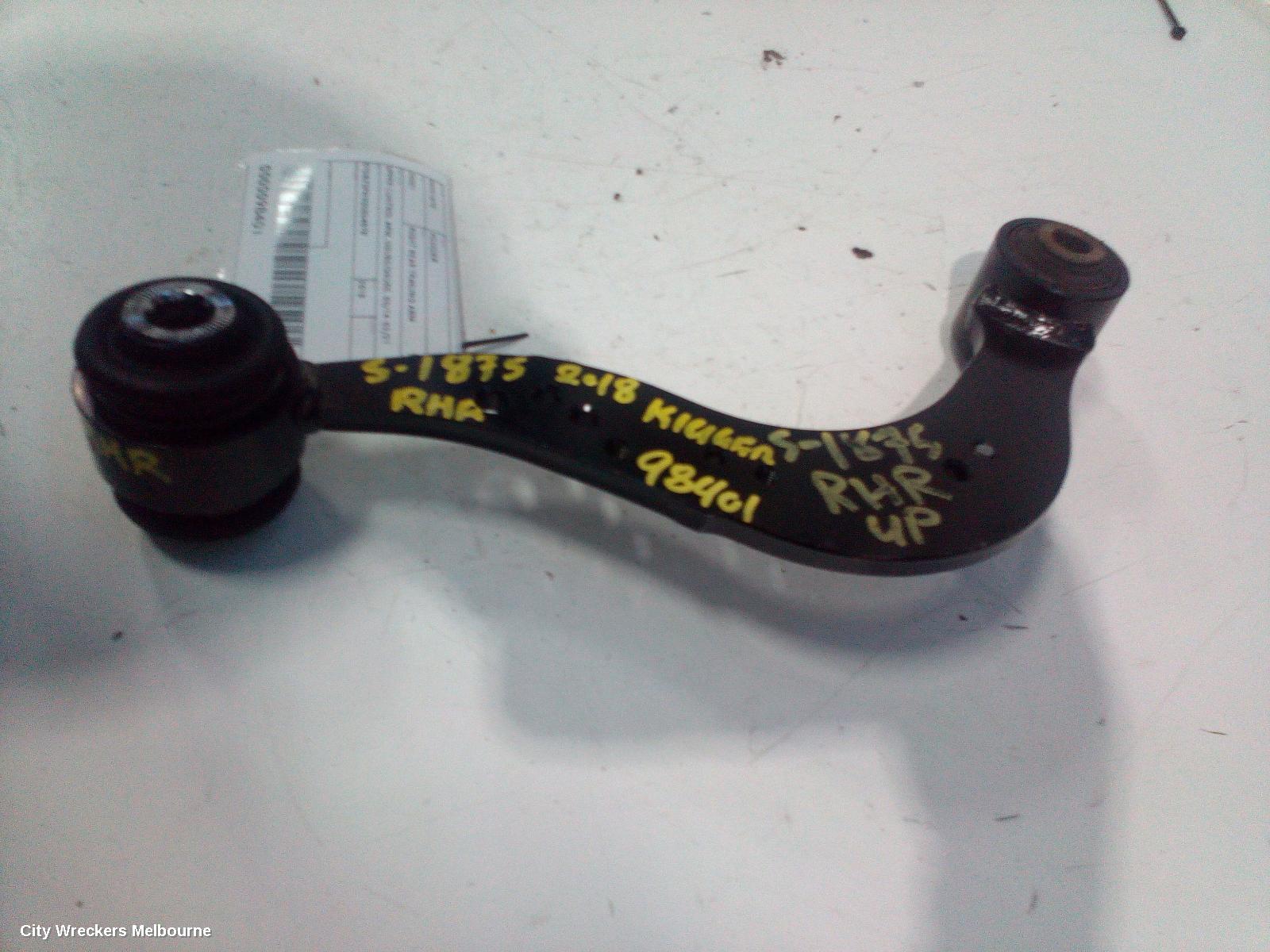 TOYOTA KLUGER RIGHT REAR TRAILING ARM, UPPER CONTROL ARM, GSU50/GSU55, 03/2014 - 02/2021