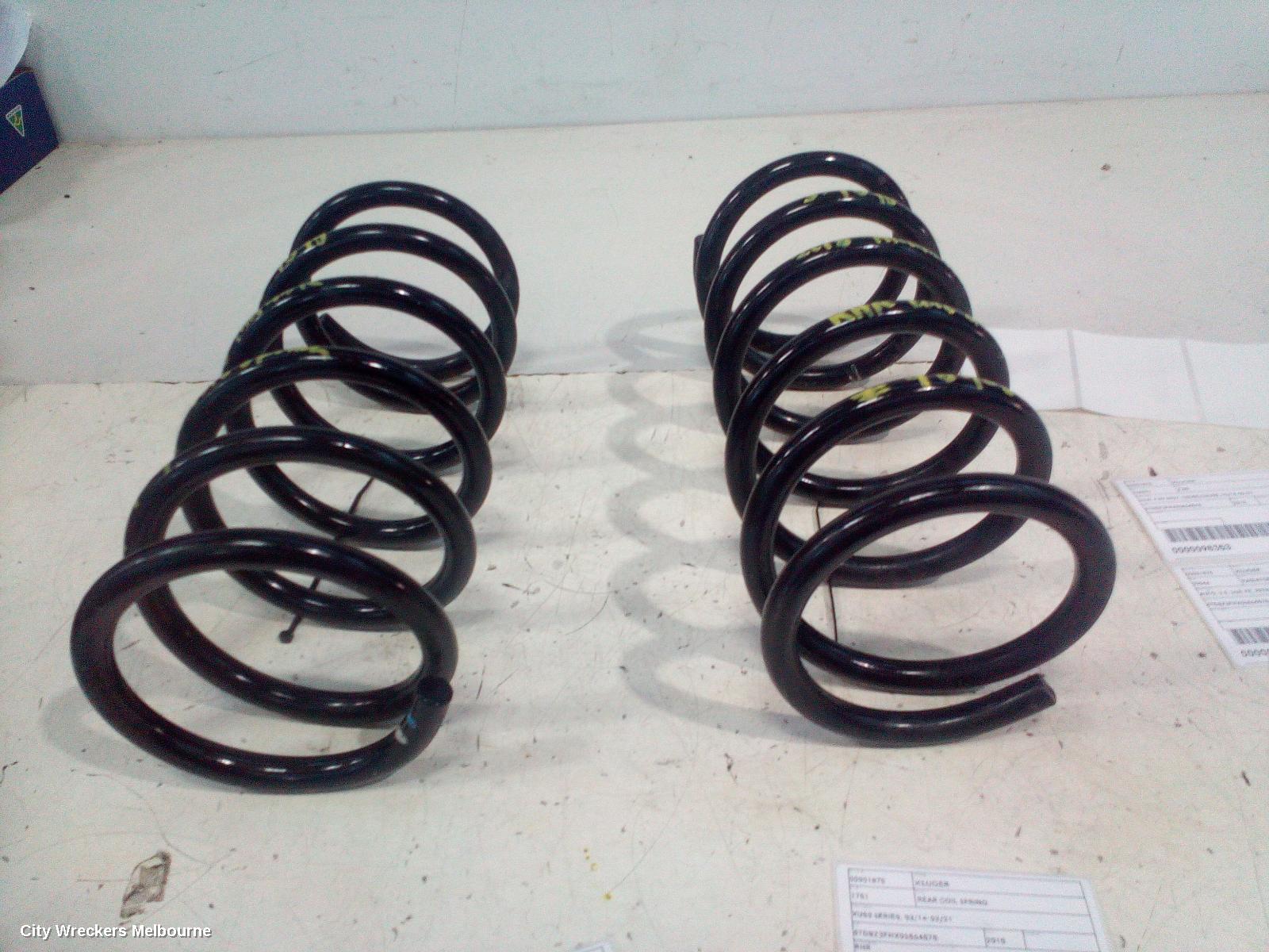 TOYOTA KLUGER REAR COIL SPRING, XU50 SERIES, 03/2014 - 02/2021