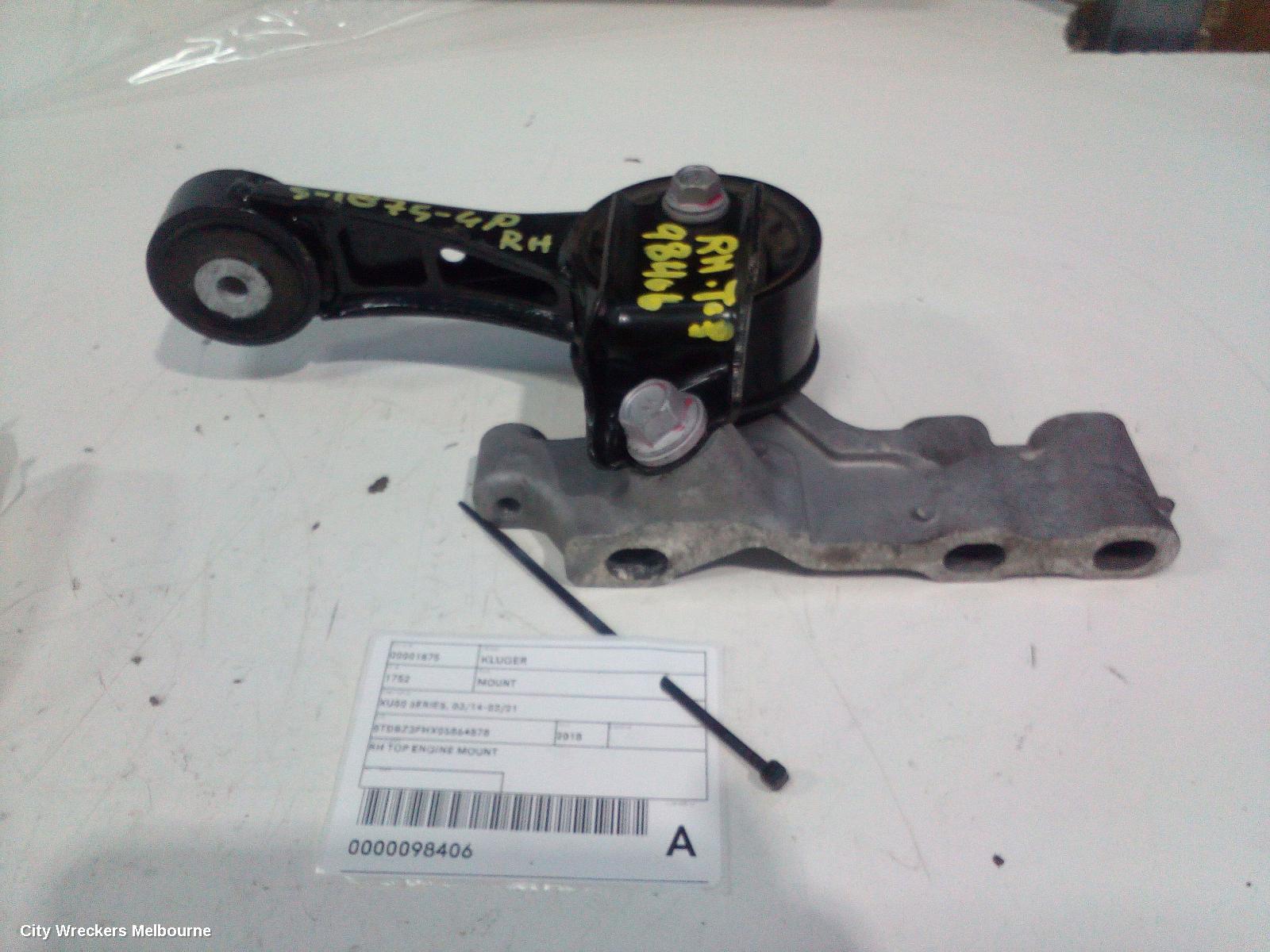 TOYOTA KLUGER MOUNT, XU50 SERIES, 03/2014 - 02/2021