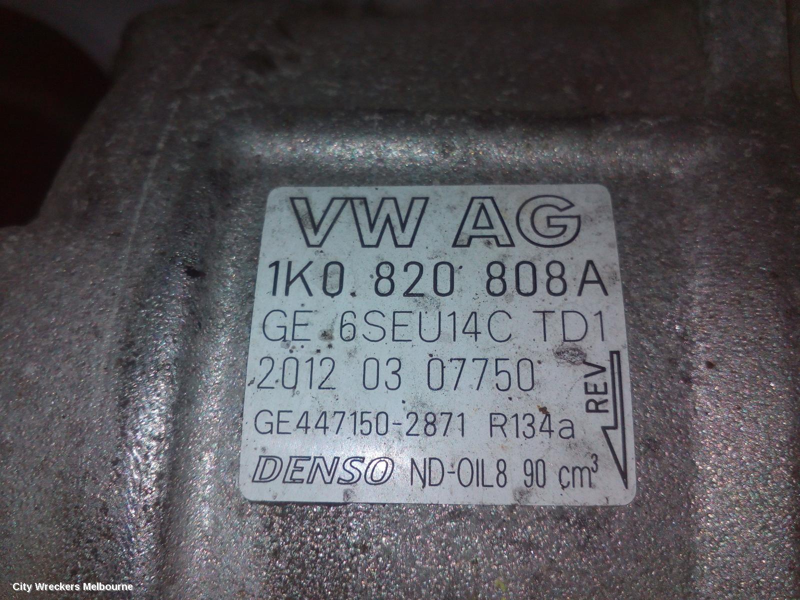 AUDI A3 A/C COMPRESSOR, 8P, PETROL, DENSO BRAND (7SEU17C), 06/2004 - 04/2013
