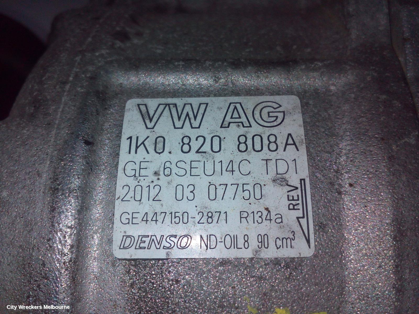 AUDI A3 A/C COMPRESSOR, 8P, PETROL, DENSO BRAND (7SEU17C), 06/2004 - 04/2013
