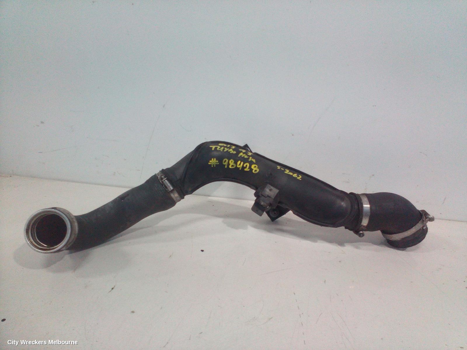 AUDI A3, 8P, 06/2004 - 02/2013, TURBO HOSE: 98428