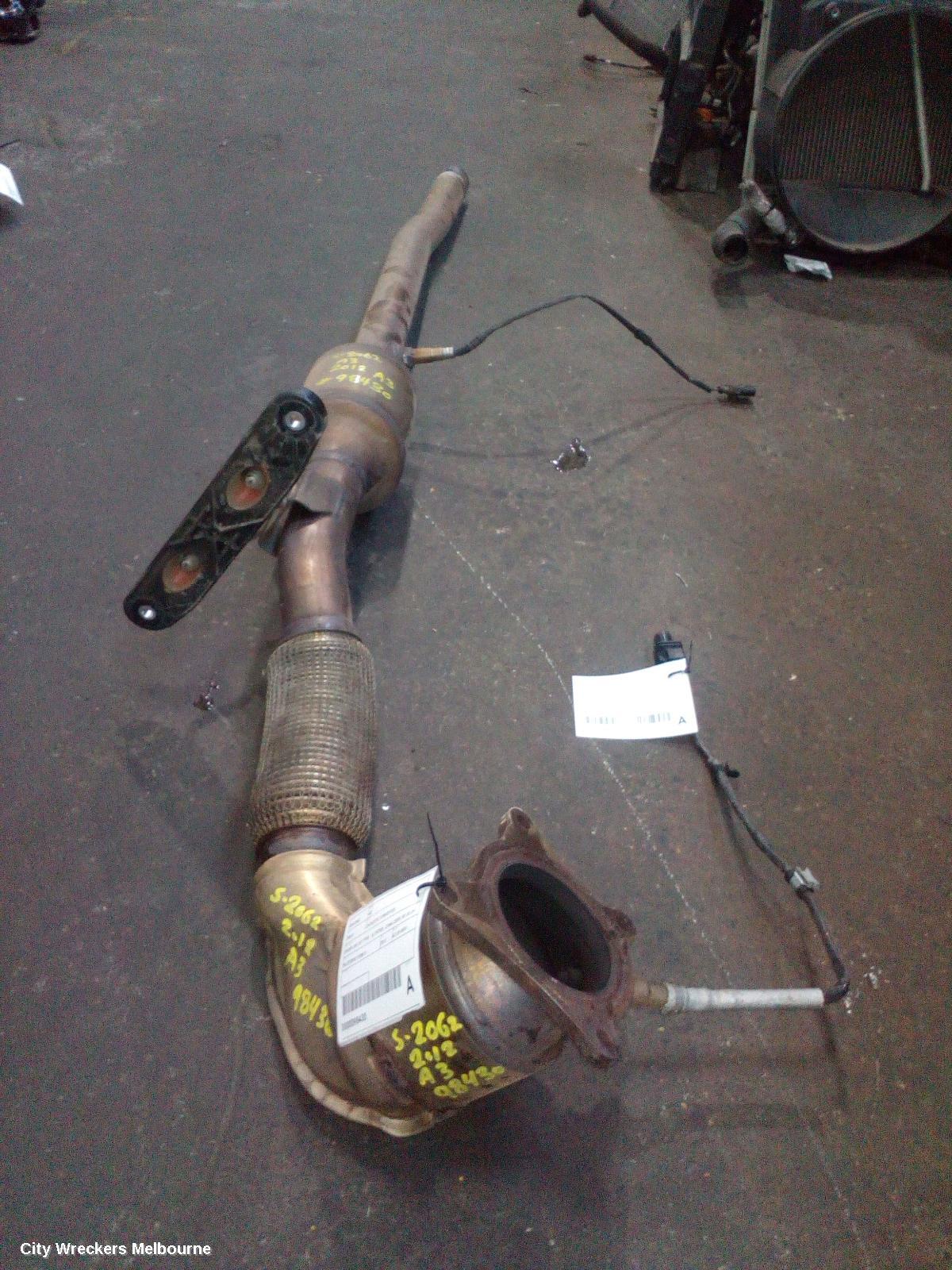 AUDI A3 CATALYTIC CONVERTER, UNDER CAR-CAT TYPE, 1.8, PETROL, CDAA CODE, 8P, 02/2009 - 04/2013
