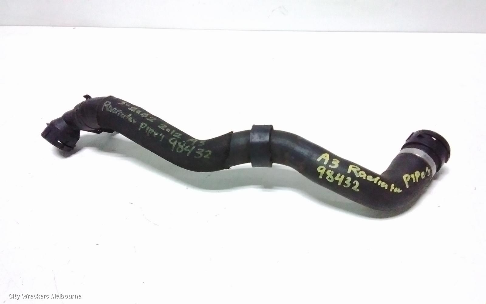 AUDI A3 WATER PIPES/OUTLETS, 8P, 06/2004 - 02/2013