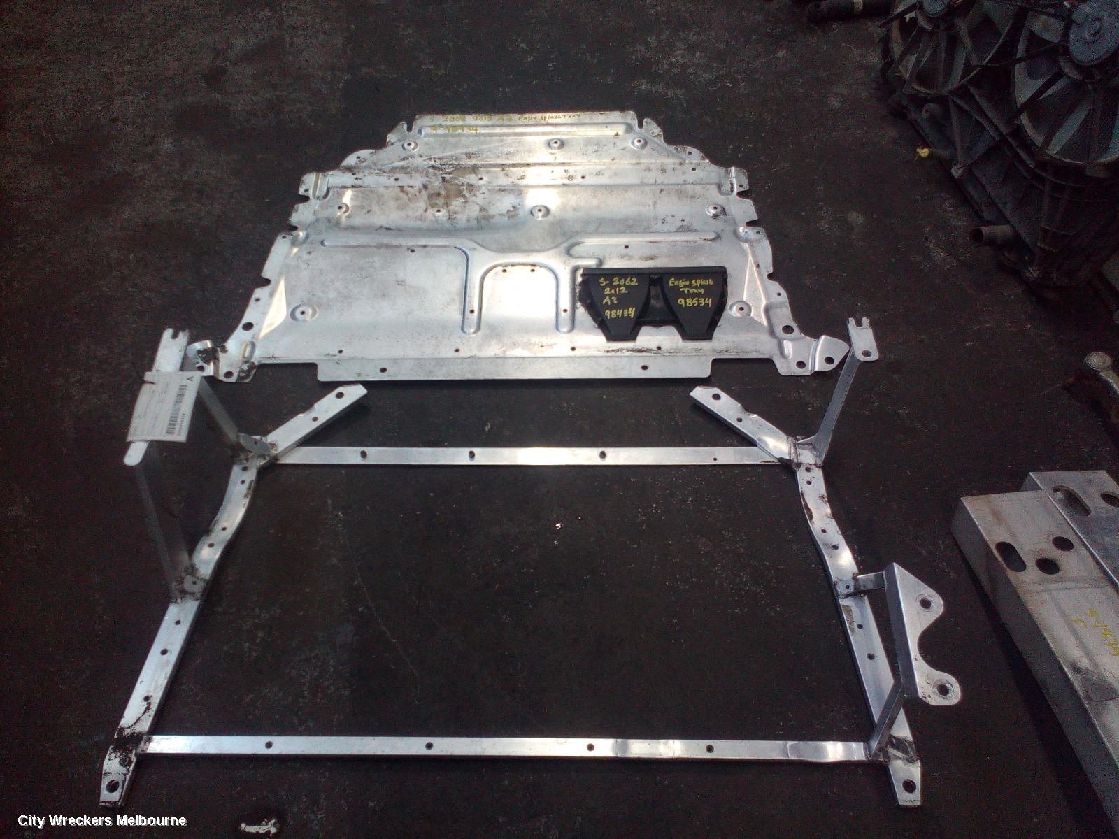 AUDI A3 LOWER ENGINE SPLASH TRAY, 8P, MAIN ENGINE UNDERTRAY, PETROL, 1.8, TURBO, CDAA CODE, 05/2007 - 04/2013