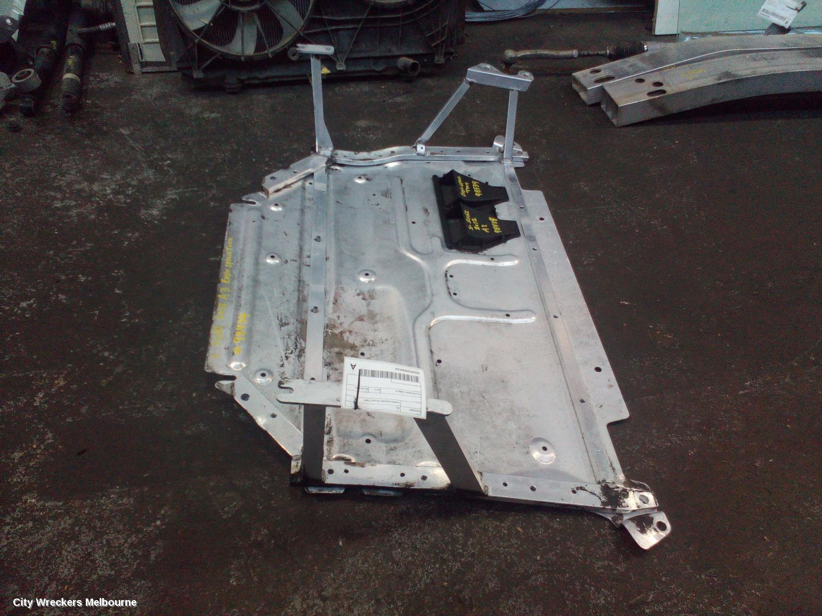 AUDI A3 LOWER ENGINE SPLASH TRAY, 8P, MAIN ENGINE UNDERTRAY, PETROL, 1.8, TURBO, CDAA CODE, 05/2007 - 04/2013