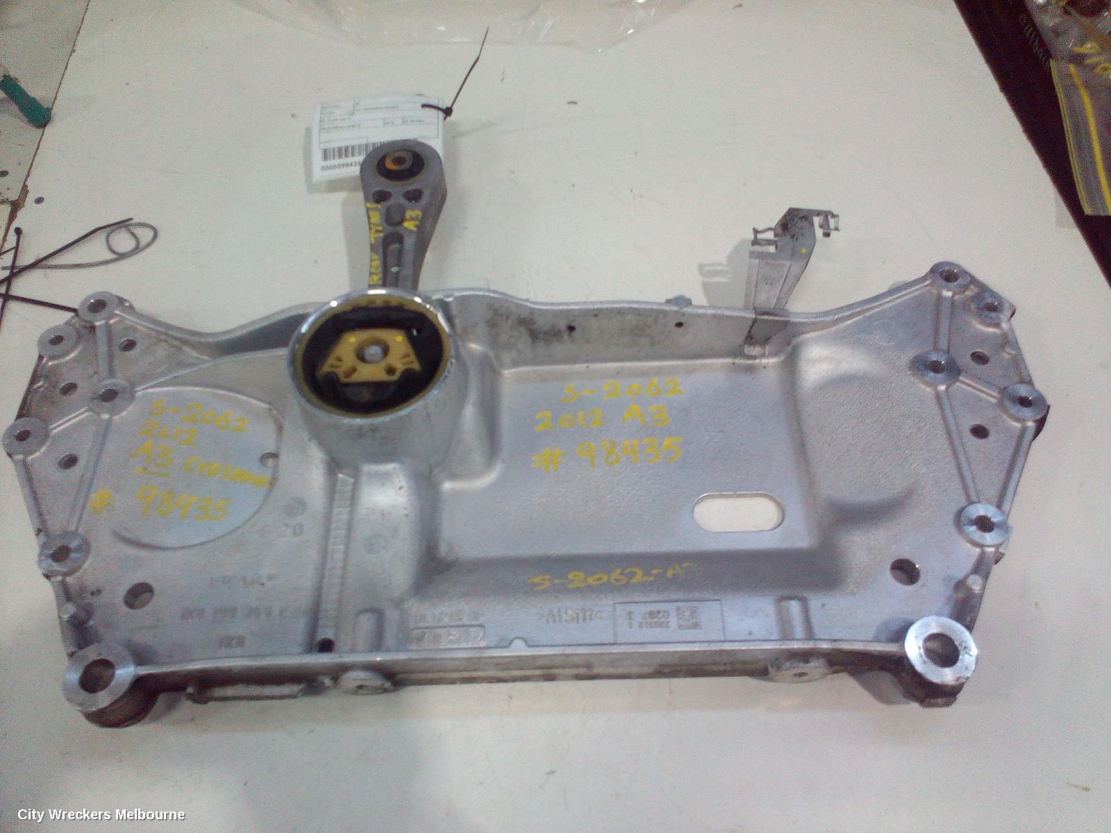 AUDI A3 FRT XMEMBER/CRADLE, 8P, 06/2004 - 04/2013