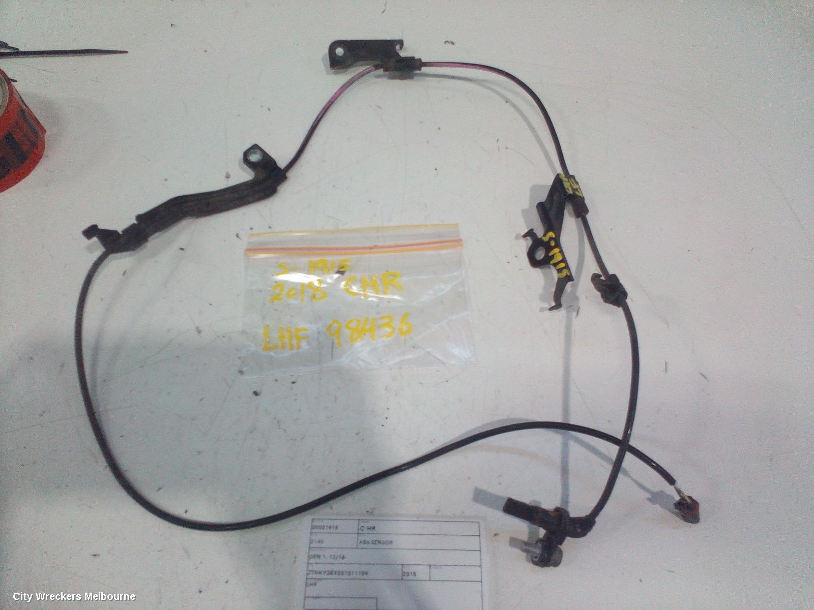 TOYOTA C-HR ABS SENSOR, GEN 1, 12/2016 - 09/2023