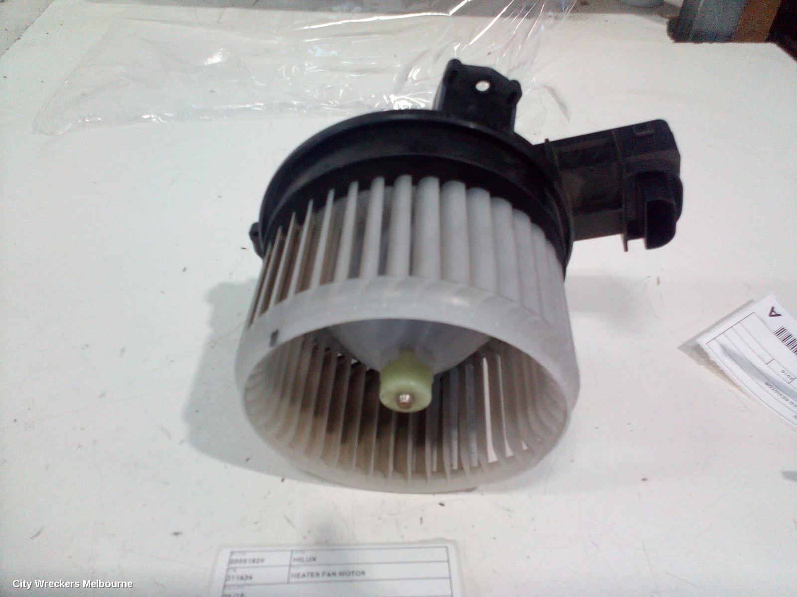 TOYOTA HILUX HEATER FAN MOTOR, 09/2015 ONWARDS