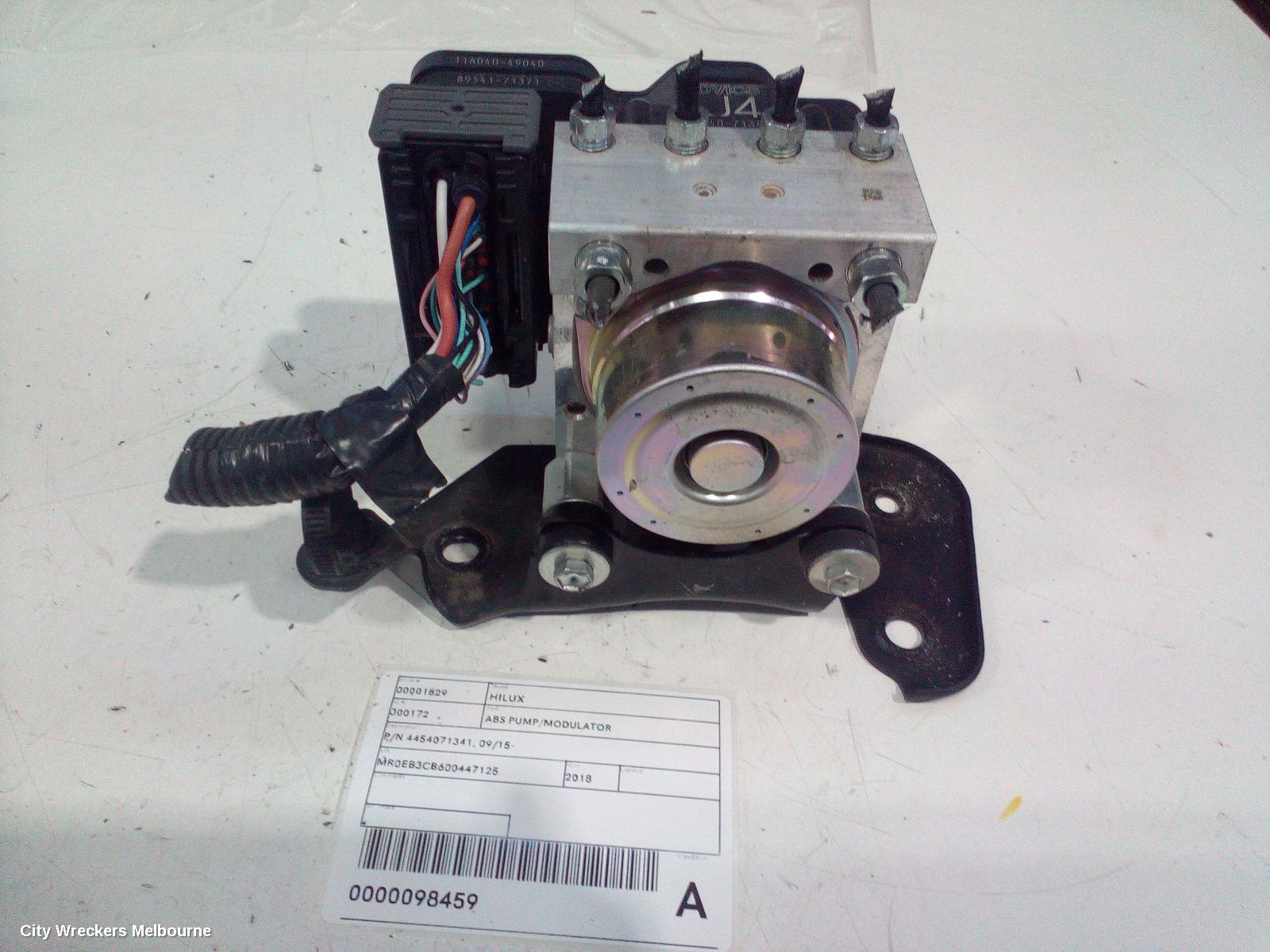 TOYOTA HILUX ABS PUMP/MODULATOR, P/N 4454071341, 09/2015 ONWARDS