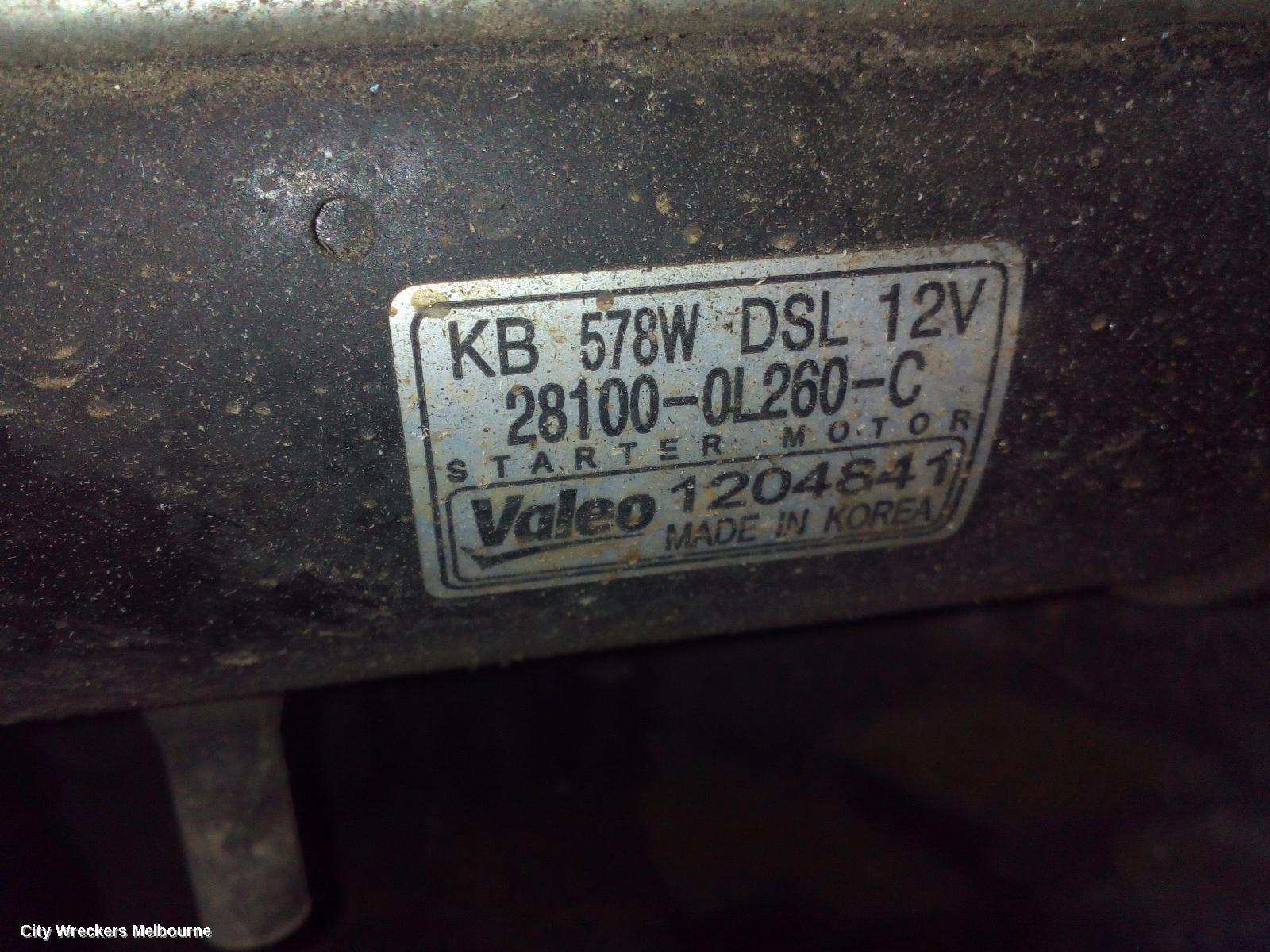 TOYOTA HILUX STARTER, DIESEL, 2.4/2.8, 09/2015 ONWARDS