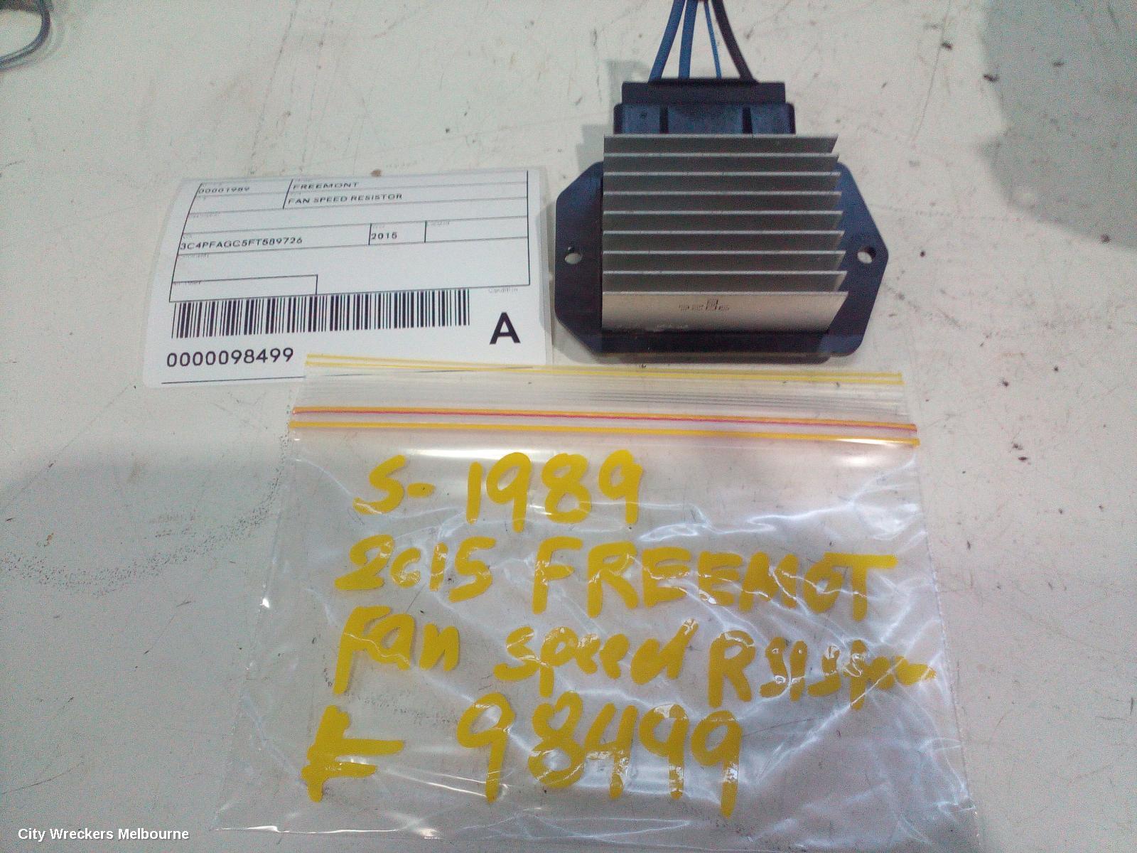FIAT FREEMONT FAN SPEED RESISTOR
