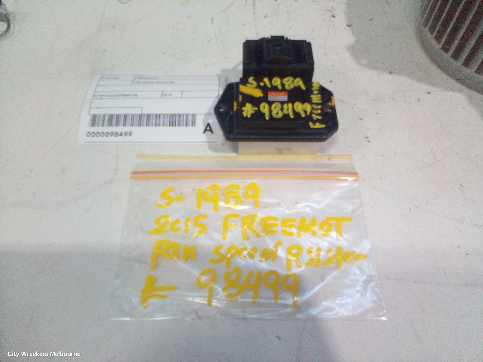 FIAT FREEMONT FAN SPEED RESISTOR