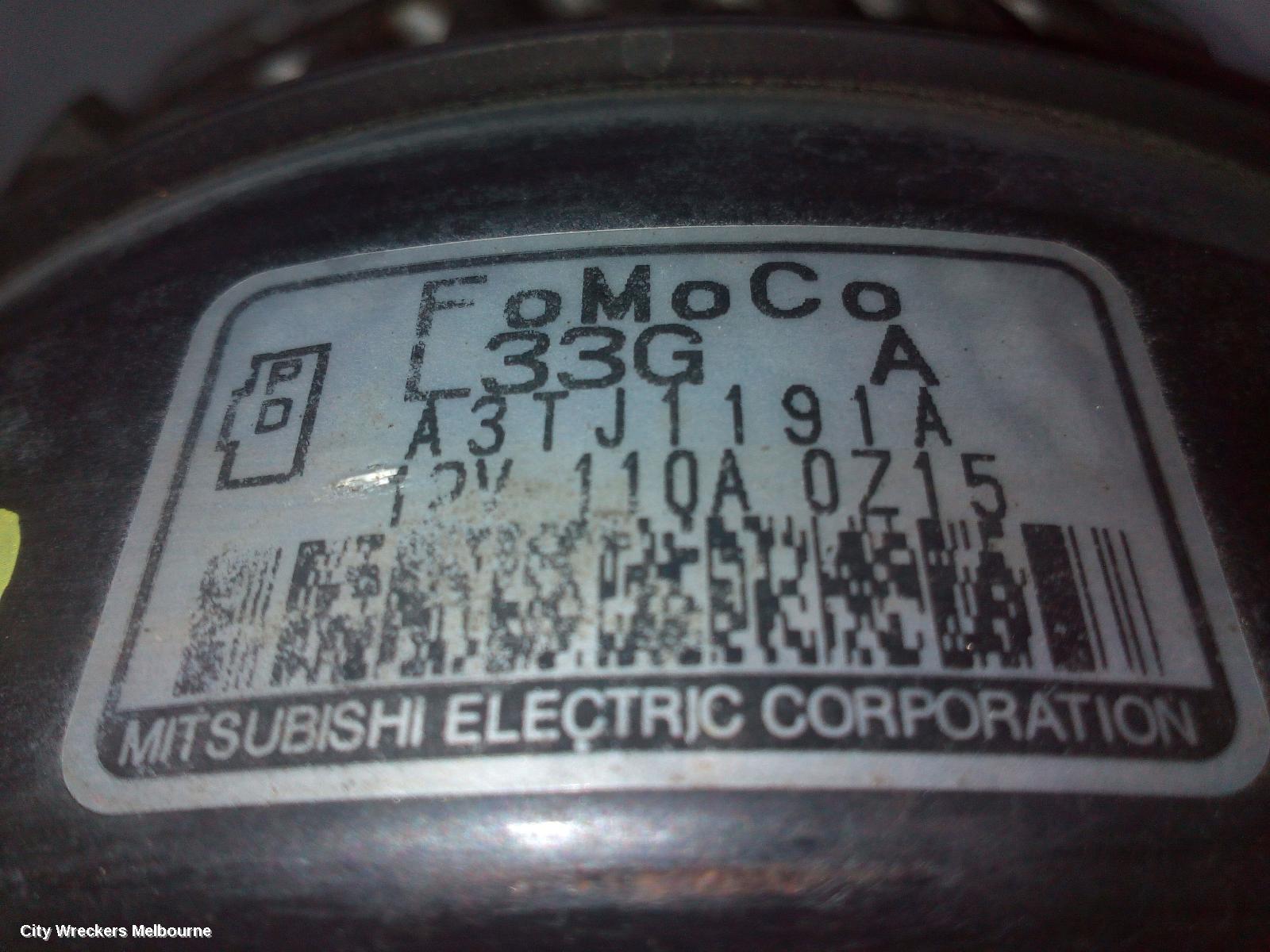 MAZDA CX7 ALTERNATOR, PETROL, 2.3, L3, ER, TURBO, 11/2006 - 02/2012