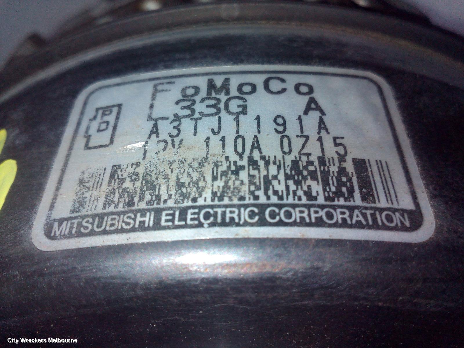 MAZDA CX7 ALTERNATOR, PETROL, 2.3, L3, ER, TURBO, 11/2006 - 02/2012