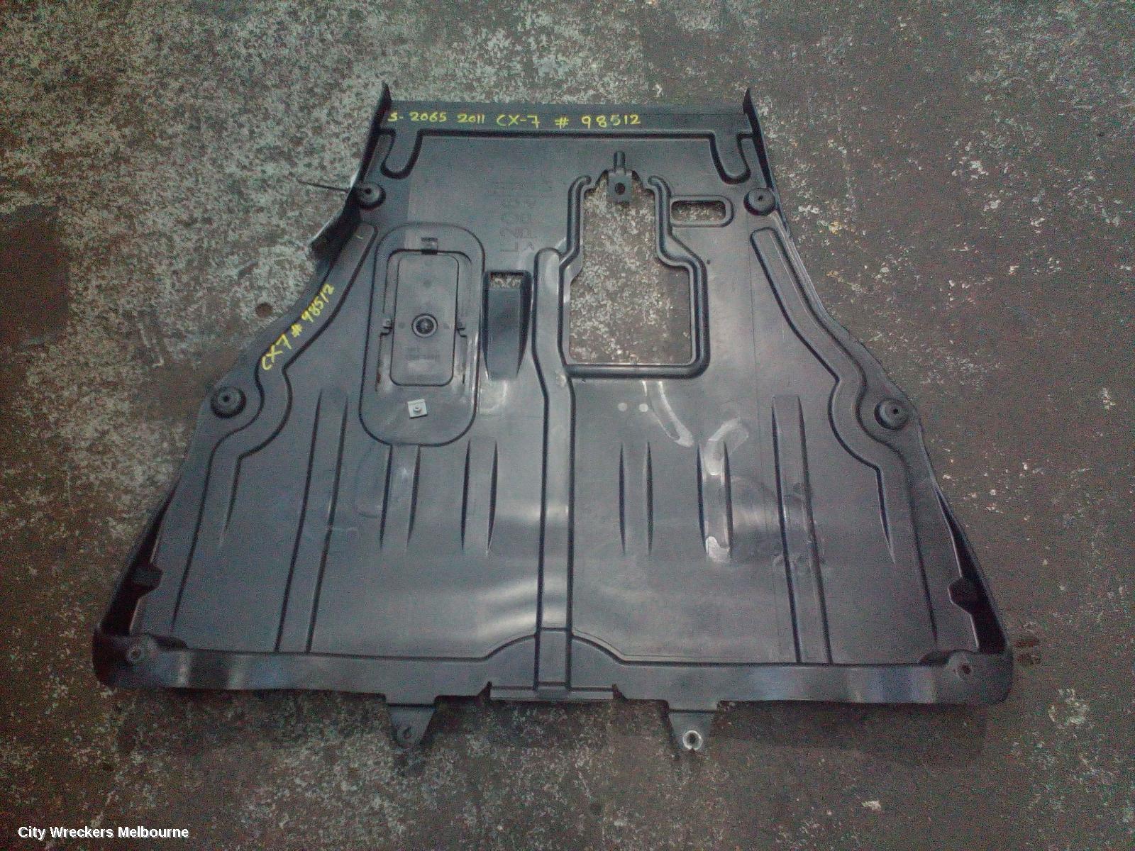 MAZDA CX7 LOWER ENGINE SPLASH TRAY, ER, MAIN ENGINE UNDERTRAY, 11/2006 - 02/2012